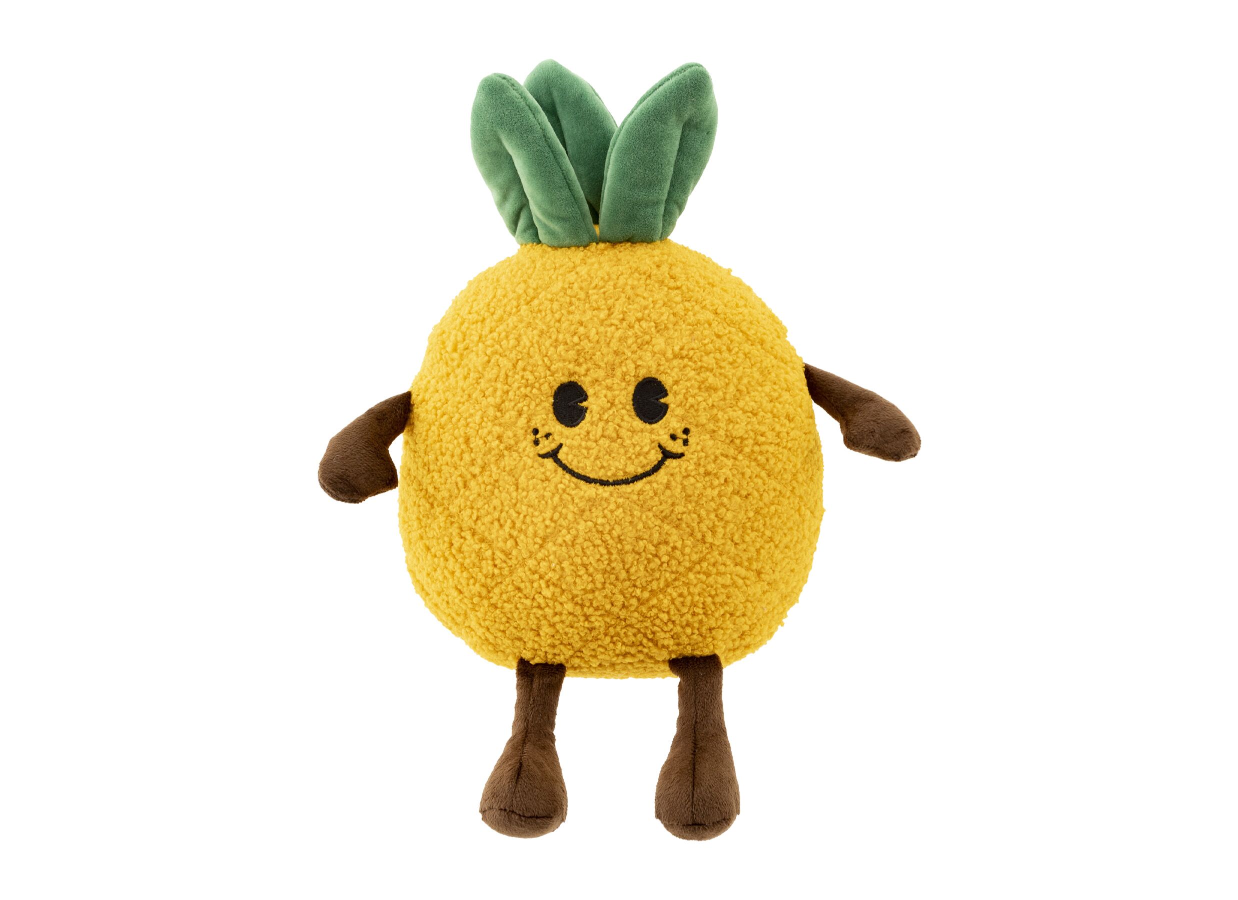 Aperçu - Peluche Ananas H26cm - tissu - jaune