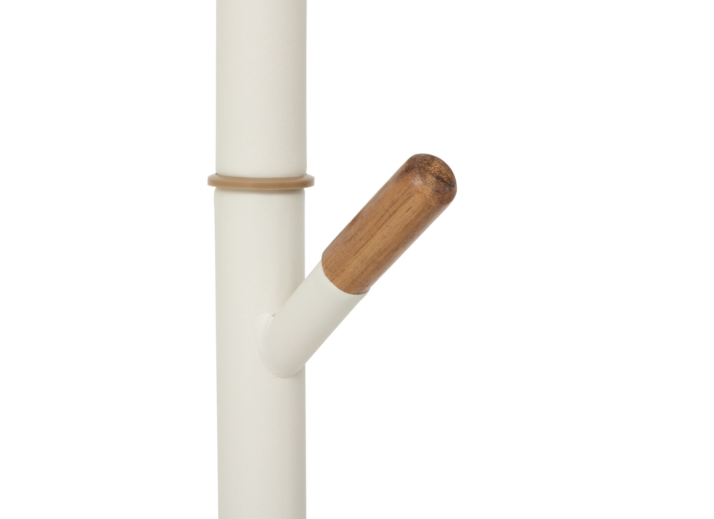 Detail - Portemanteau Cassie H175,5cm - acier & MDF - beige