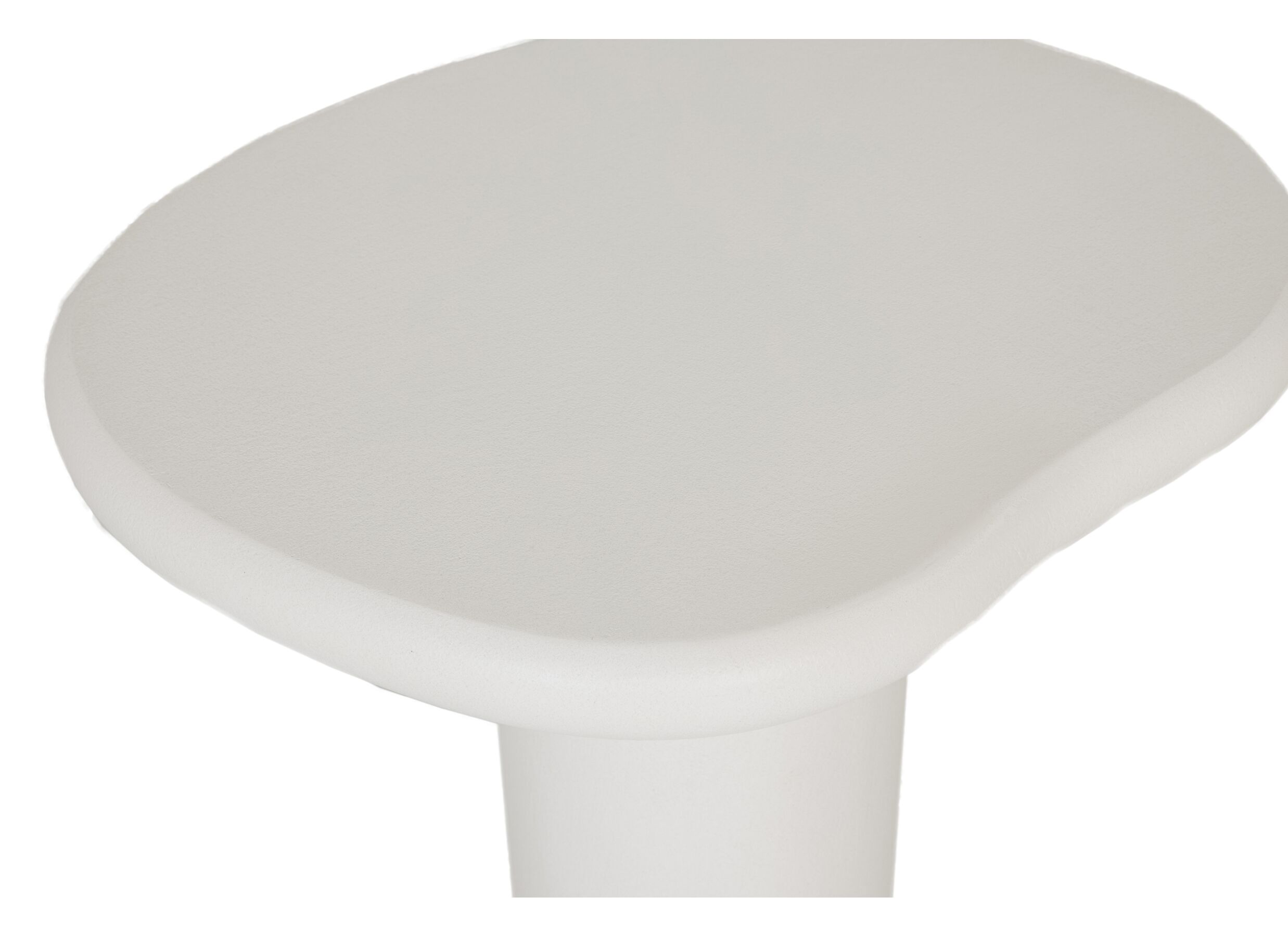 Detail - Table d'appoint Stills 50x50x58cm - décor - milky white