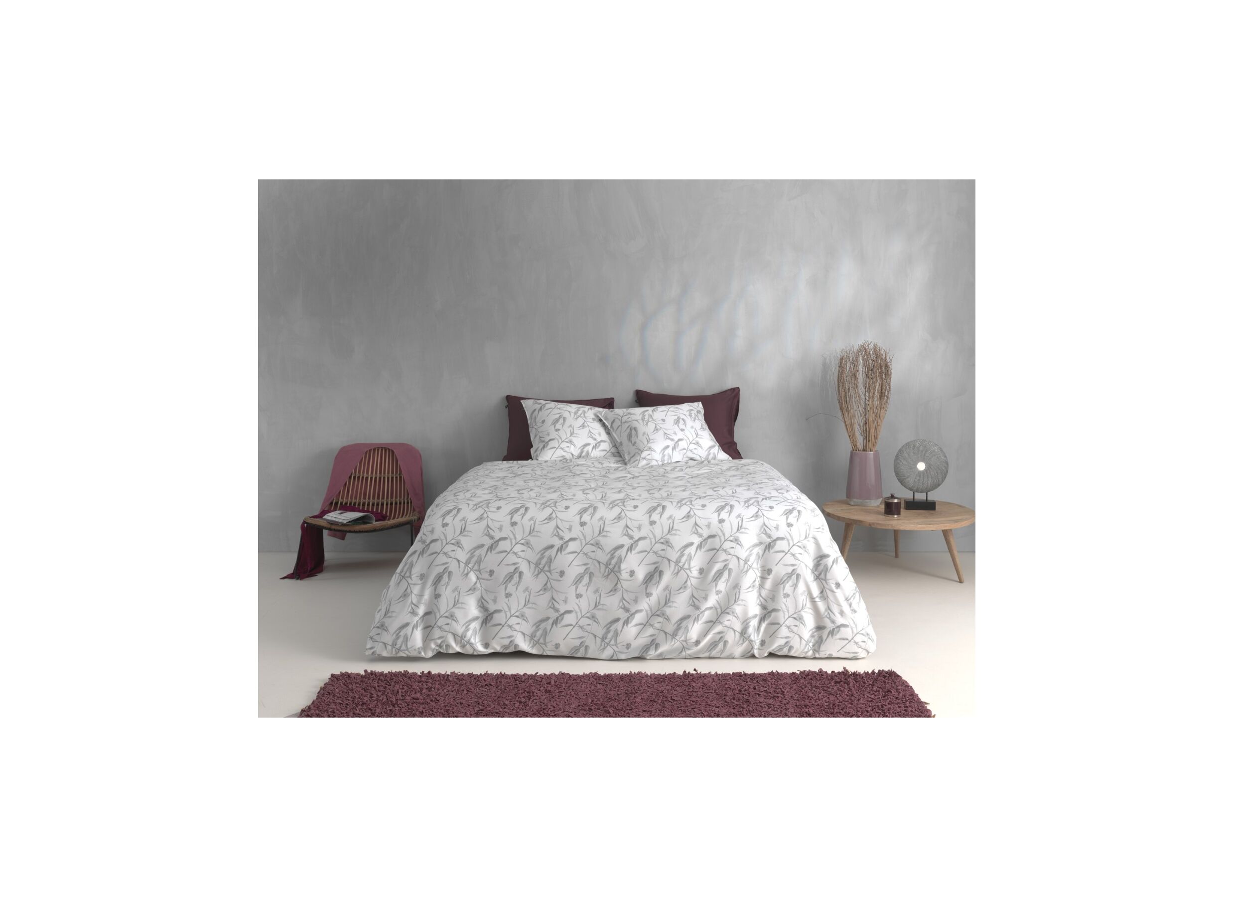 Foto ambiance - Housse de couette 260x220cm coton satin