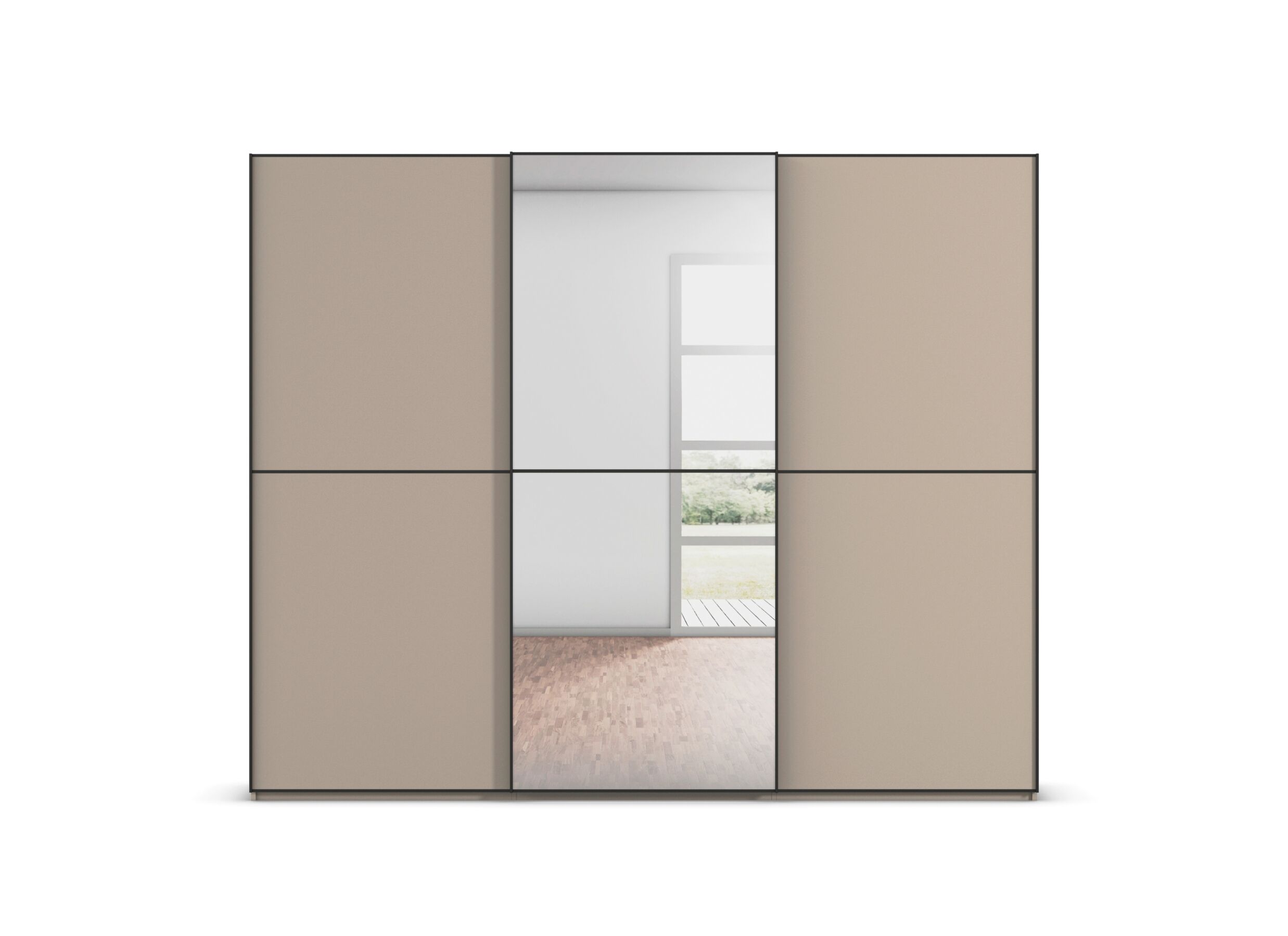 Overzichtsfoto - Schuifdeurkast 270cm - decor - fango
