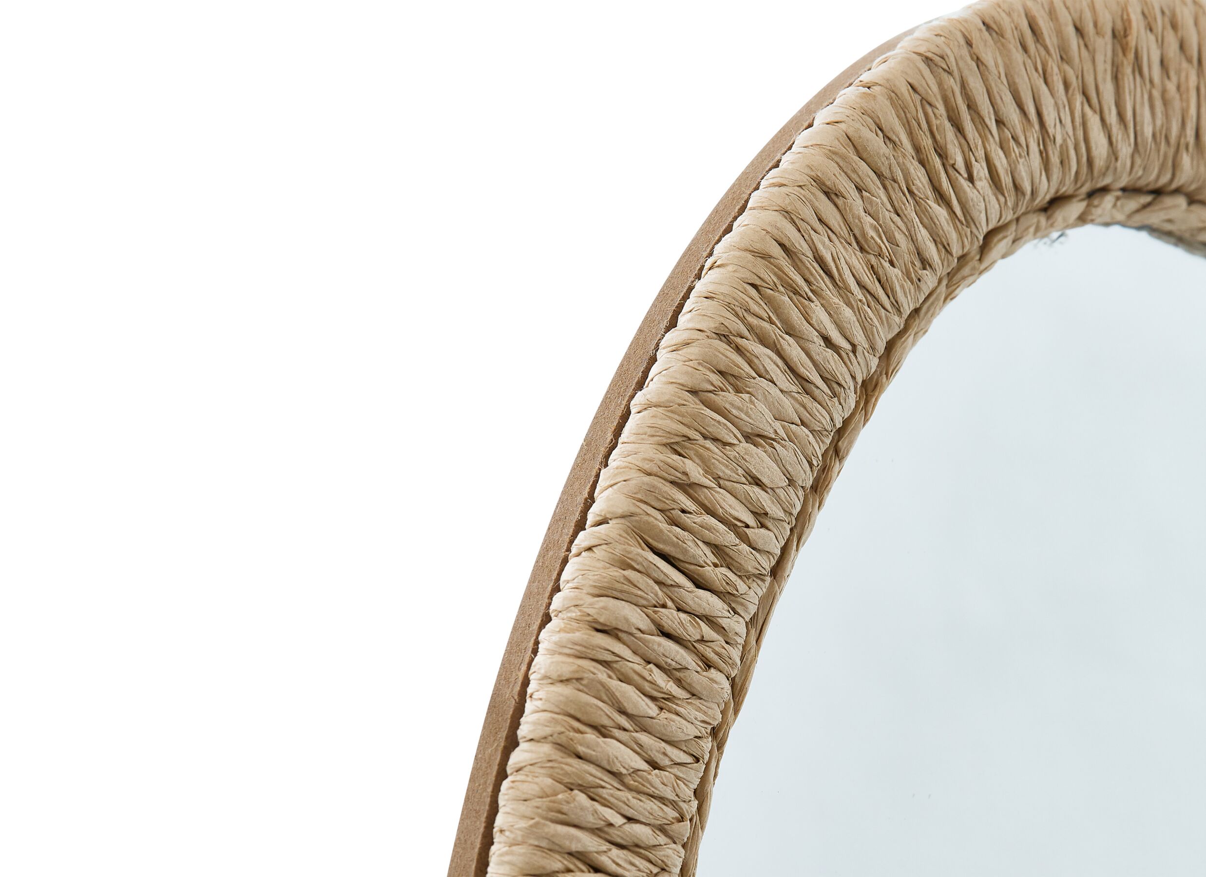 Detail - Miroir Tilia 31x40,5cm - verre & papier recyclé - marron