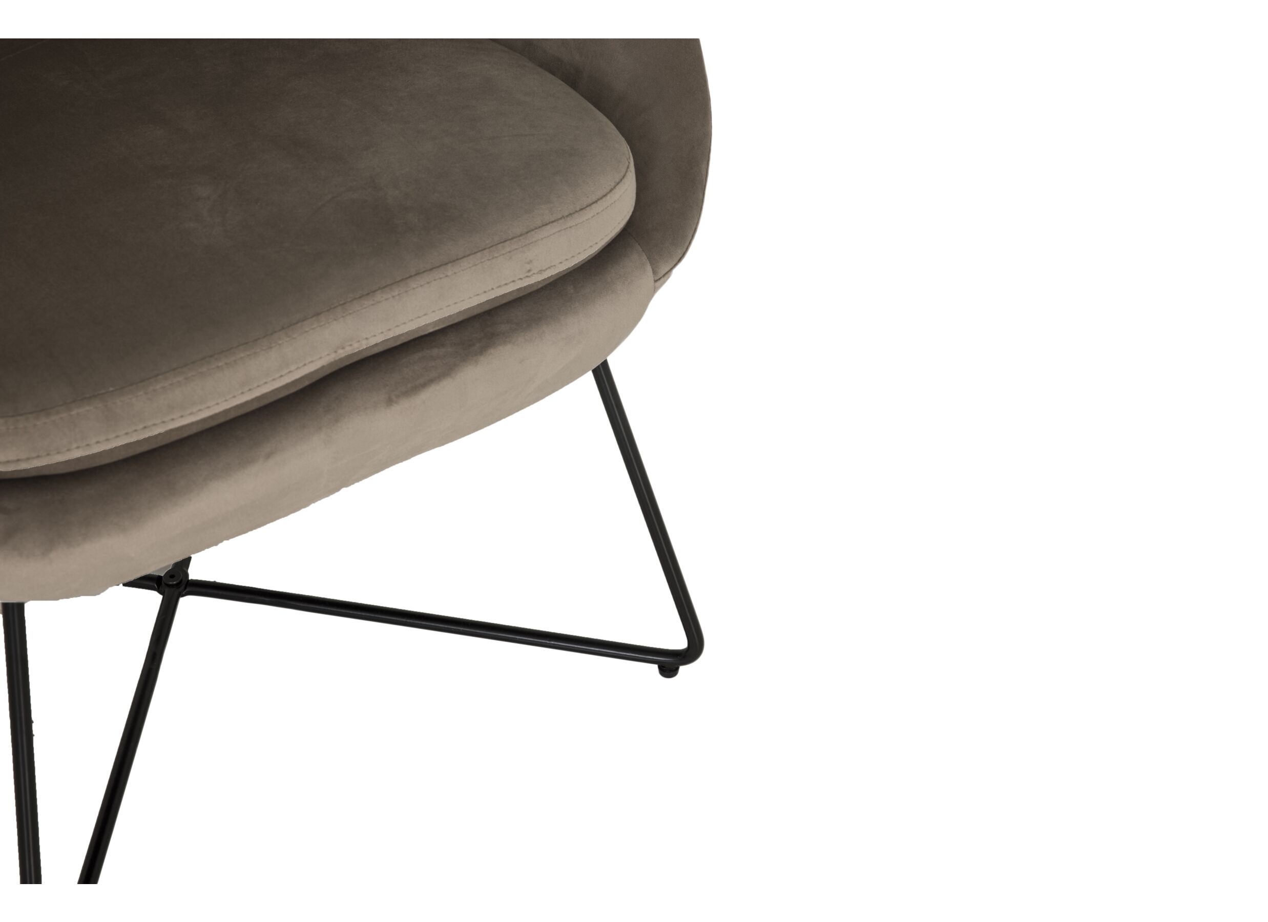 Detail - Fauteuil Juice 70x69x73,50cm - velours - taupe