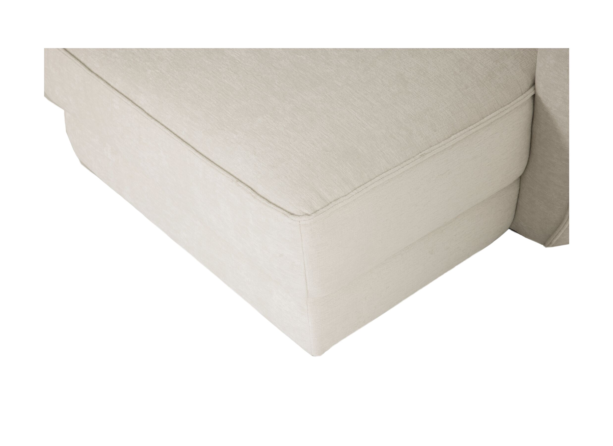 Detail - Canapé d'angle Filia 348x248cm - tissu - naturel