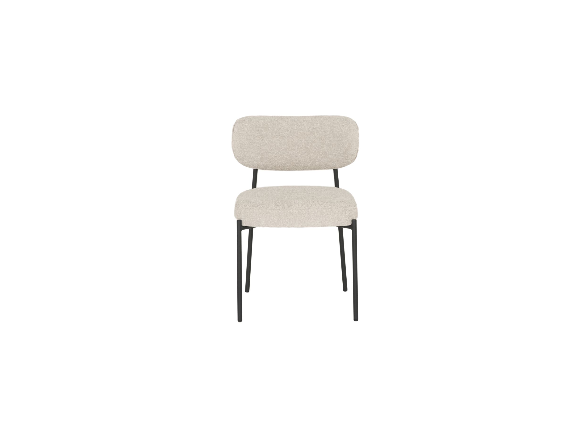 Overzichtsfoto - Stoel Alien 43x43x66cm - stof - beige