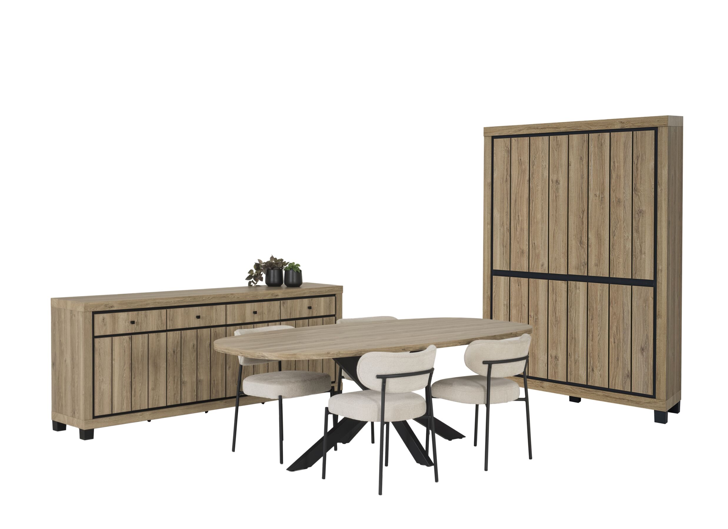 Setfoto - Tafel Eduard 220x110cm - decor - summer oak