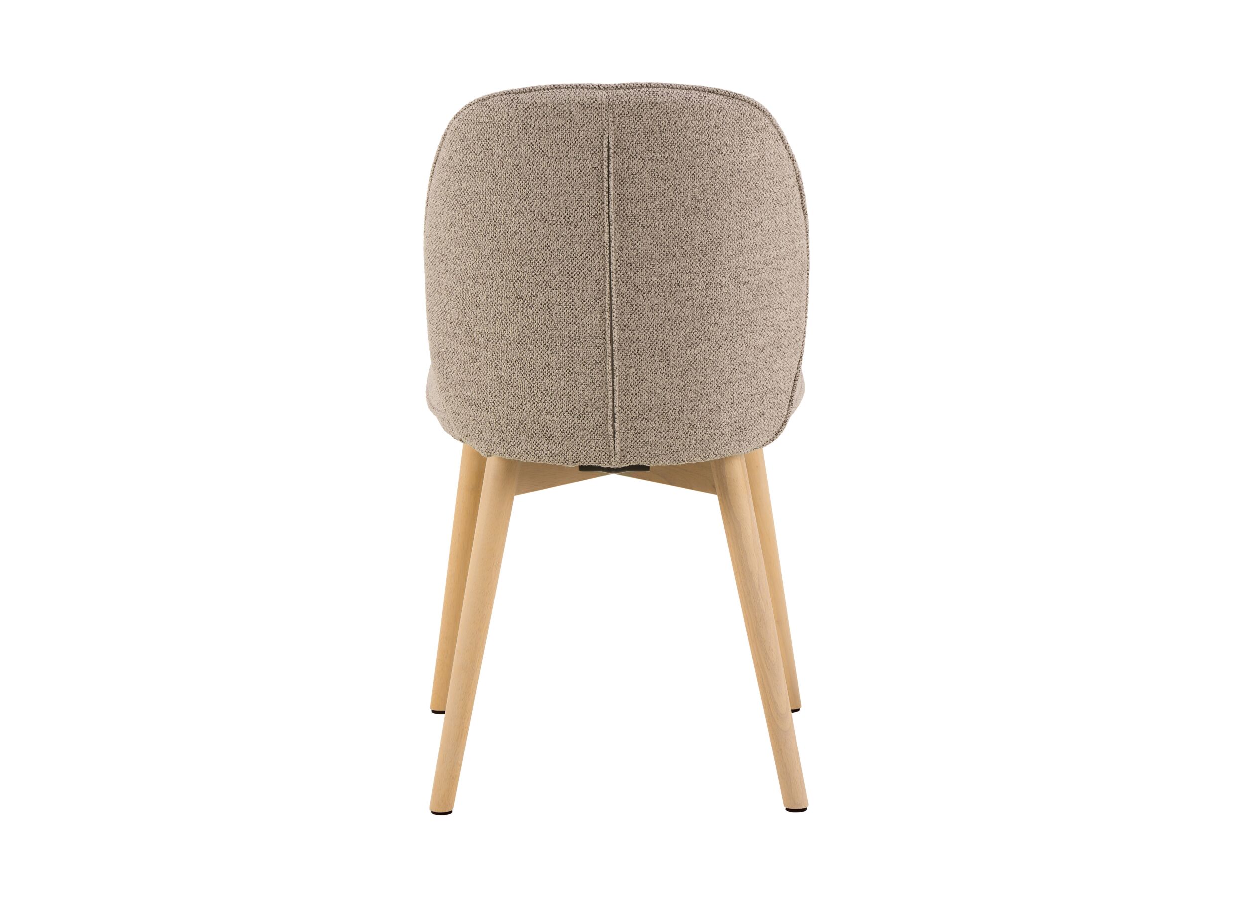 Overzichtsfoto - Stoel 47x49,5x89cm - stof - beige/white oiled oak