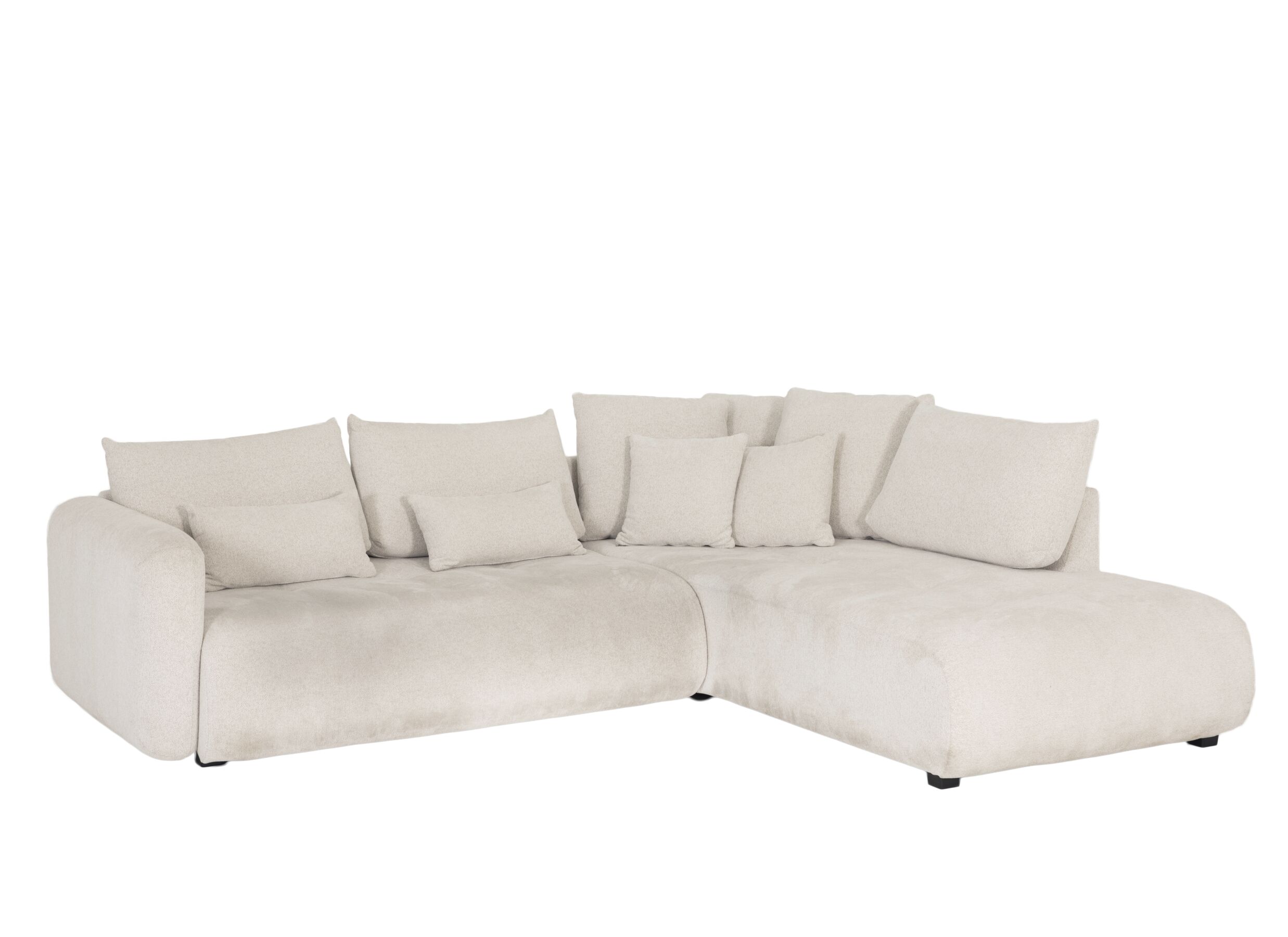 Hoofdfoto - Hoeksalon Olivio 289x234cm - stof - beige