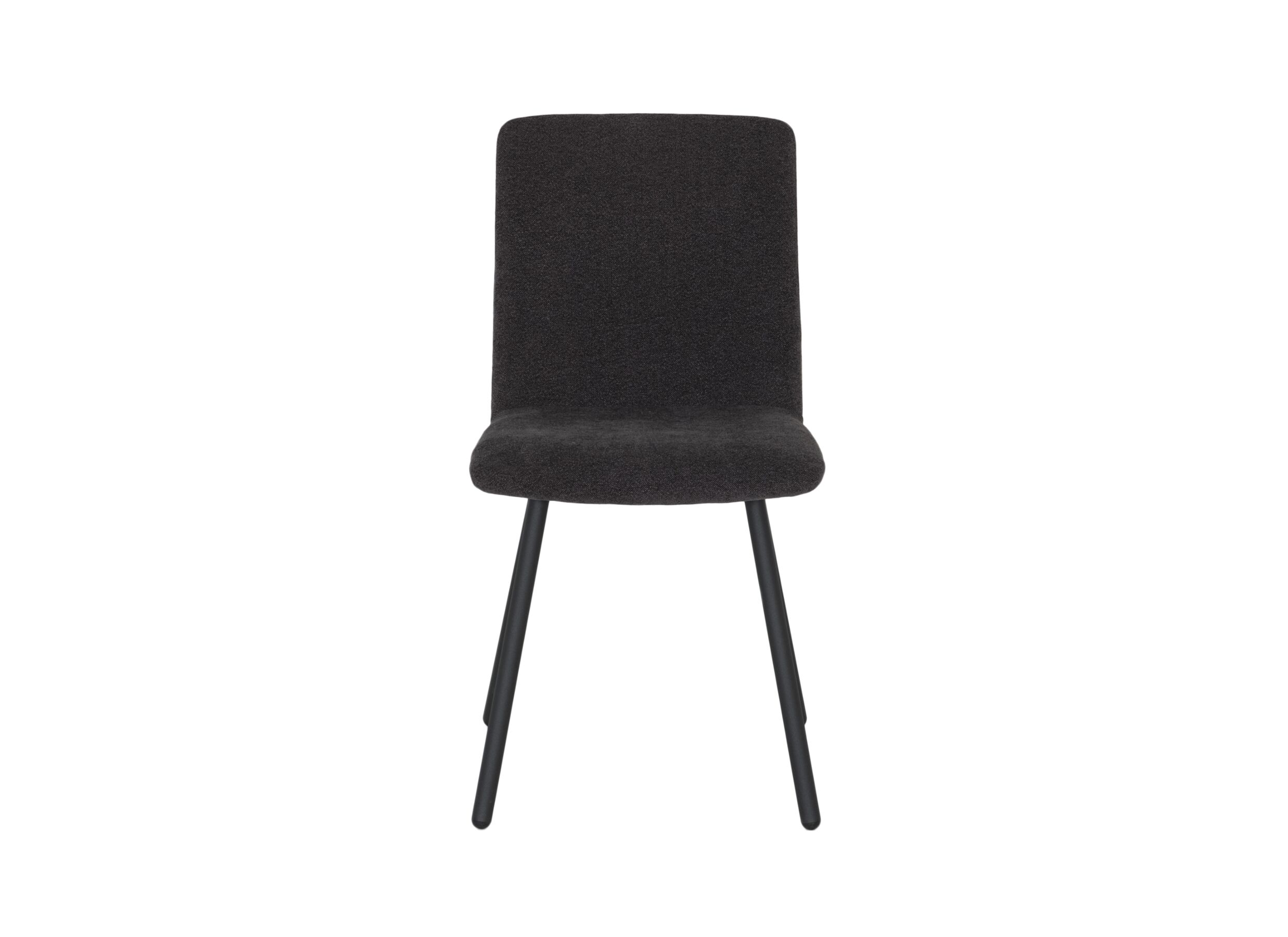 Stoel Pisa 44,5x55,5x82cm - metaal/polyestervezel -antraciet