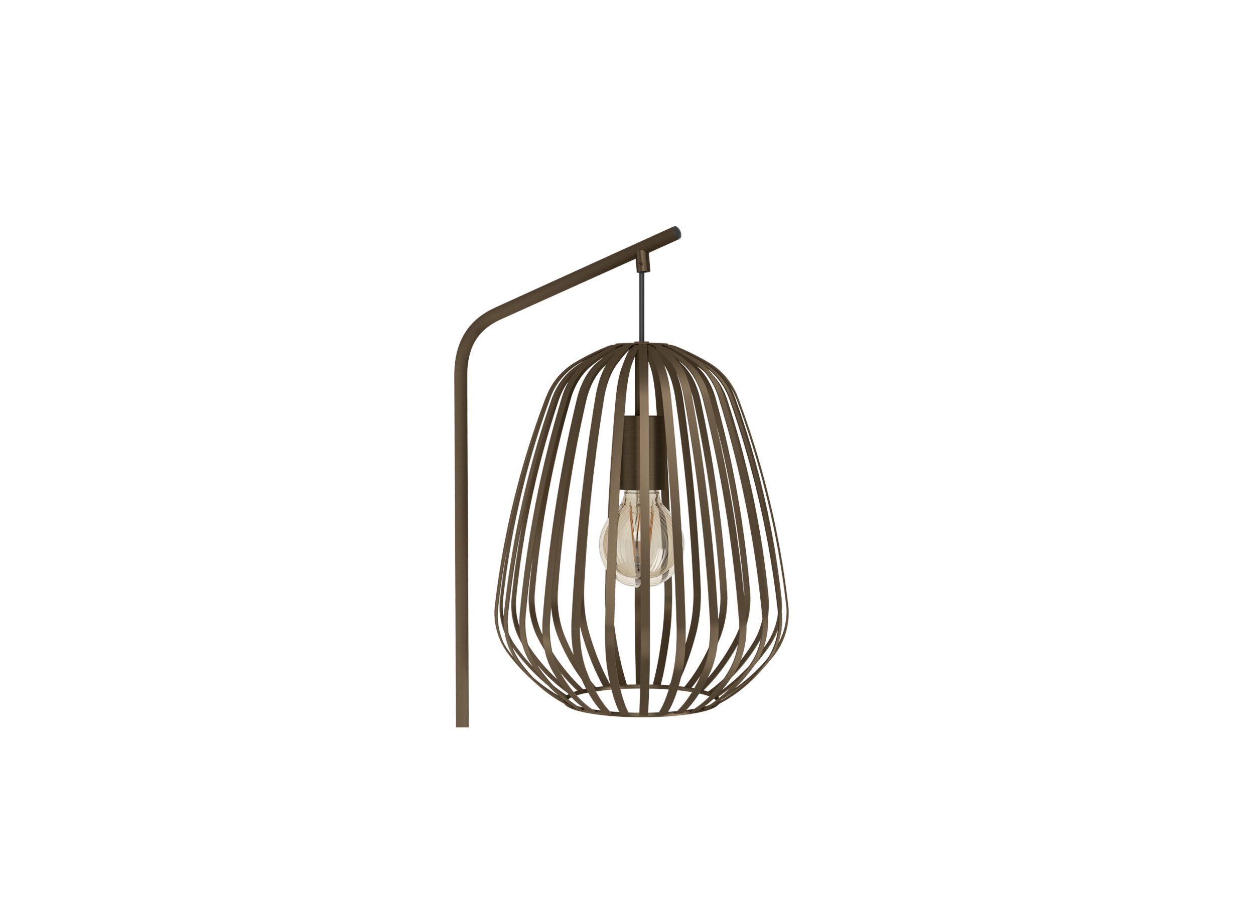 Detail - Lampadaire Espinal H170cm E27 acier bronze