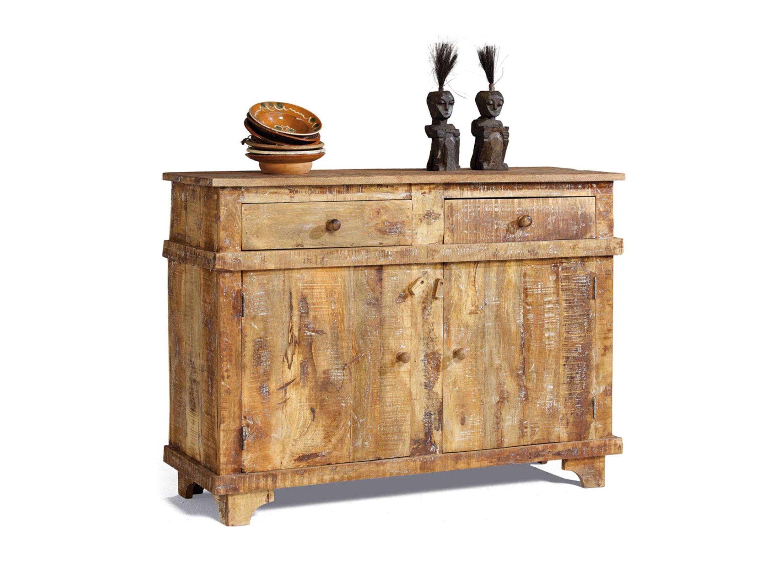 Kast Sacco 120x40x90cm - mango massief - naturel - Armoire Sacco 120x40x90cm - manguier massif - naturel