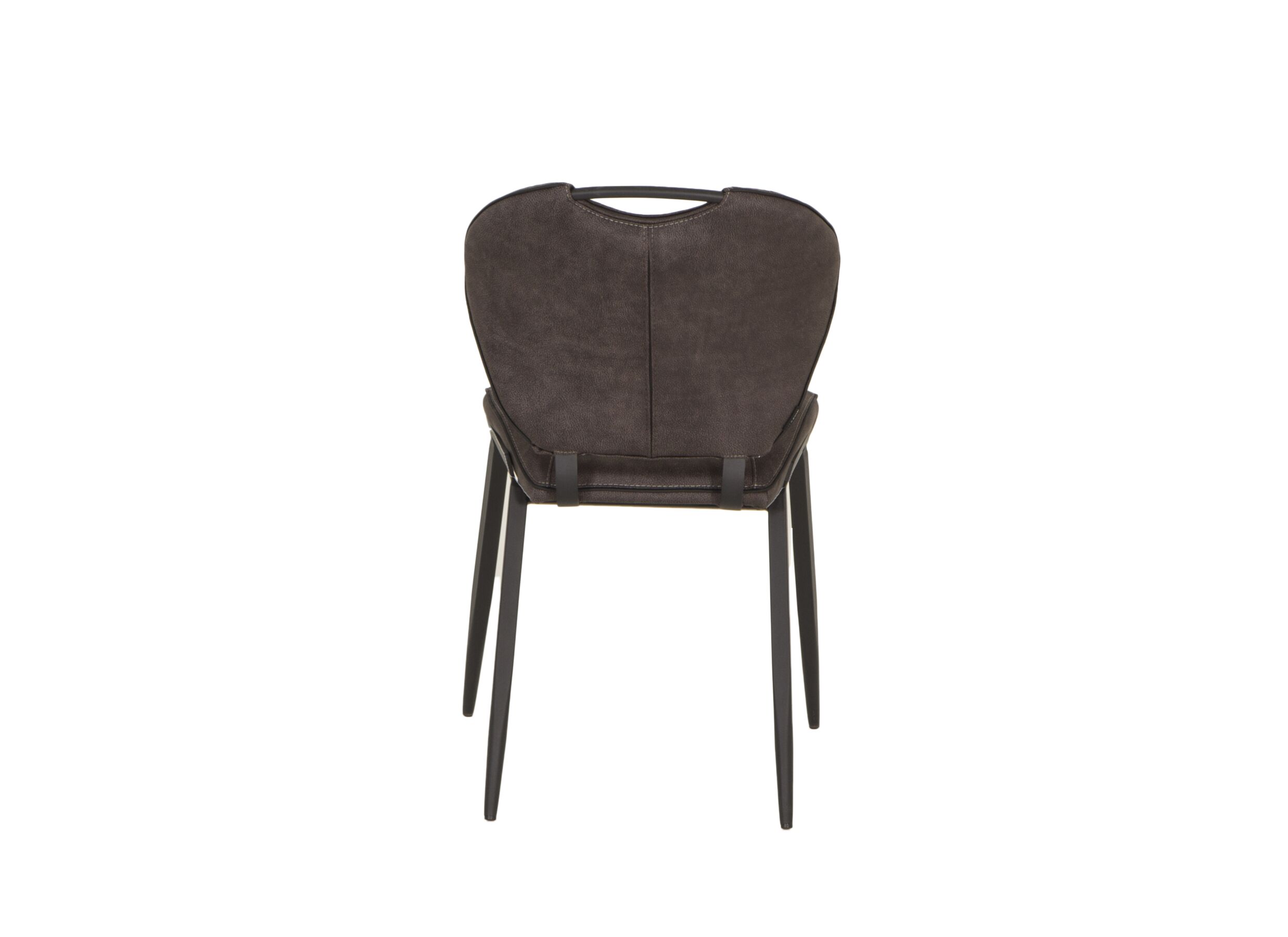 Chaise Jim 49x62x87cm - tissu - luxor anthracite