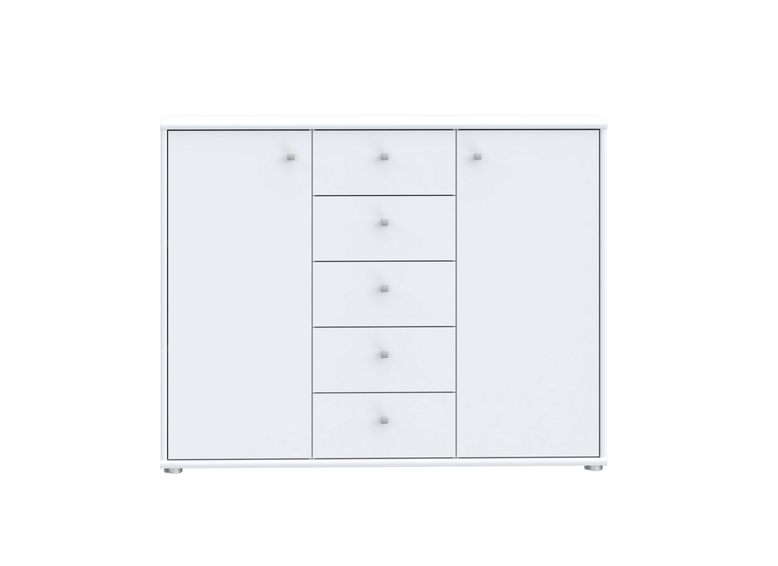 Aperçu - Commode Topic 109x35x86cm - décor - blanc