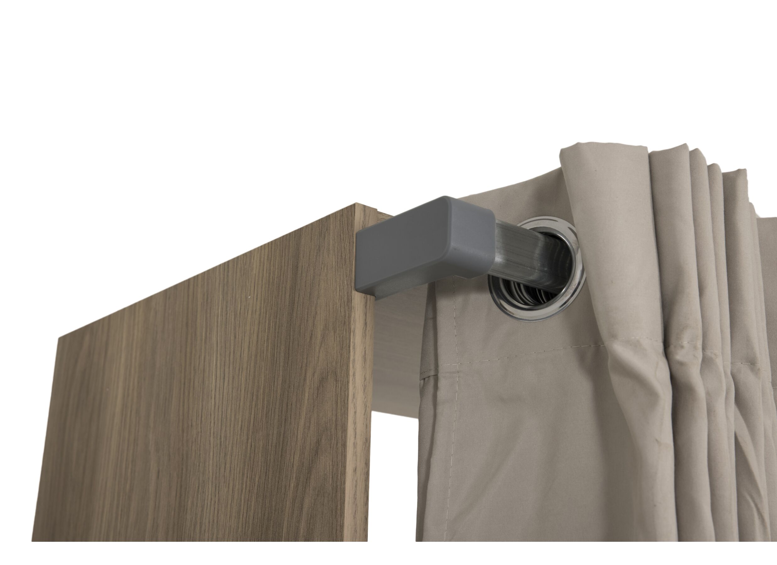 Detailfoto - Kledingkast Gala 160x40x203cm - decor - bruin