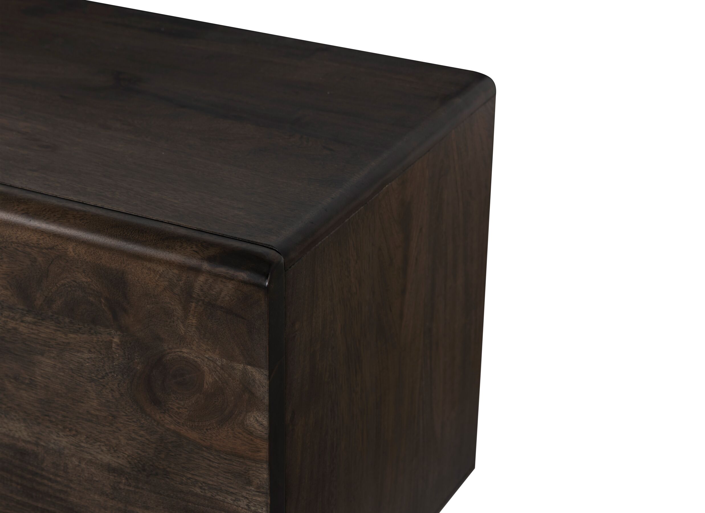 Detail - Meuble TV Aura 210cm - acacia massif - espresso