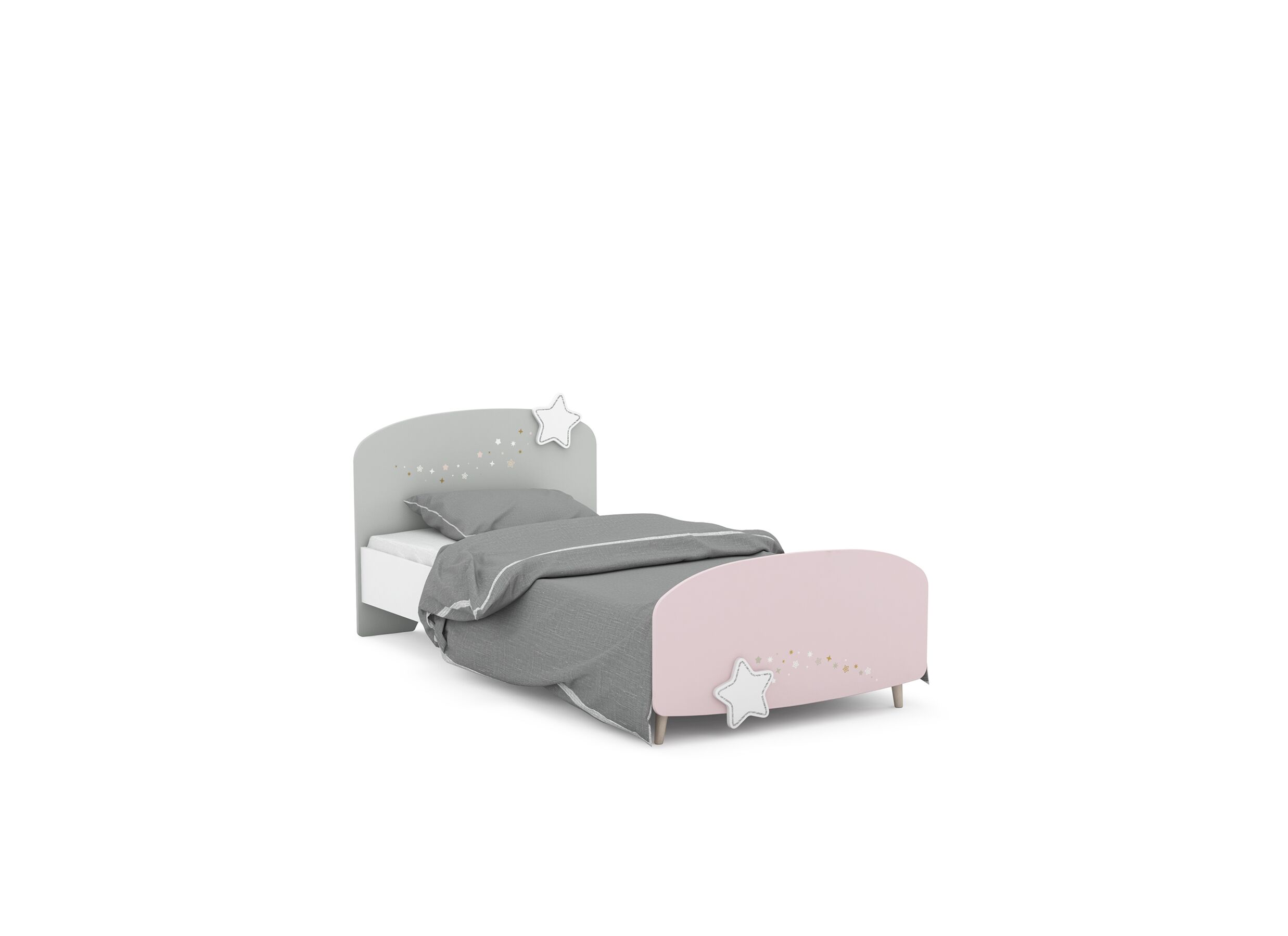Bed Etoiles 90x200cm - decor - multicolor