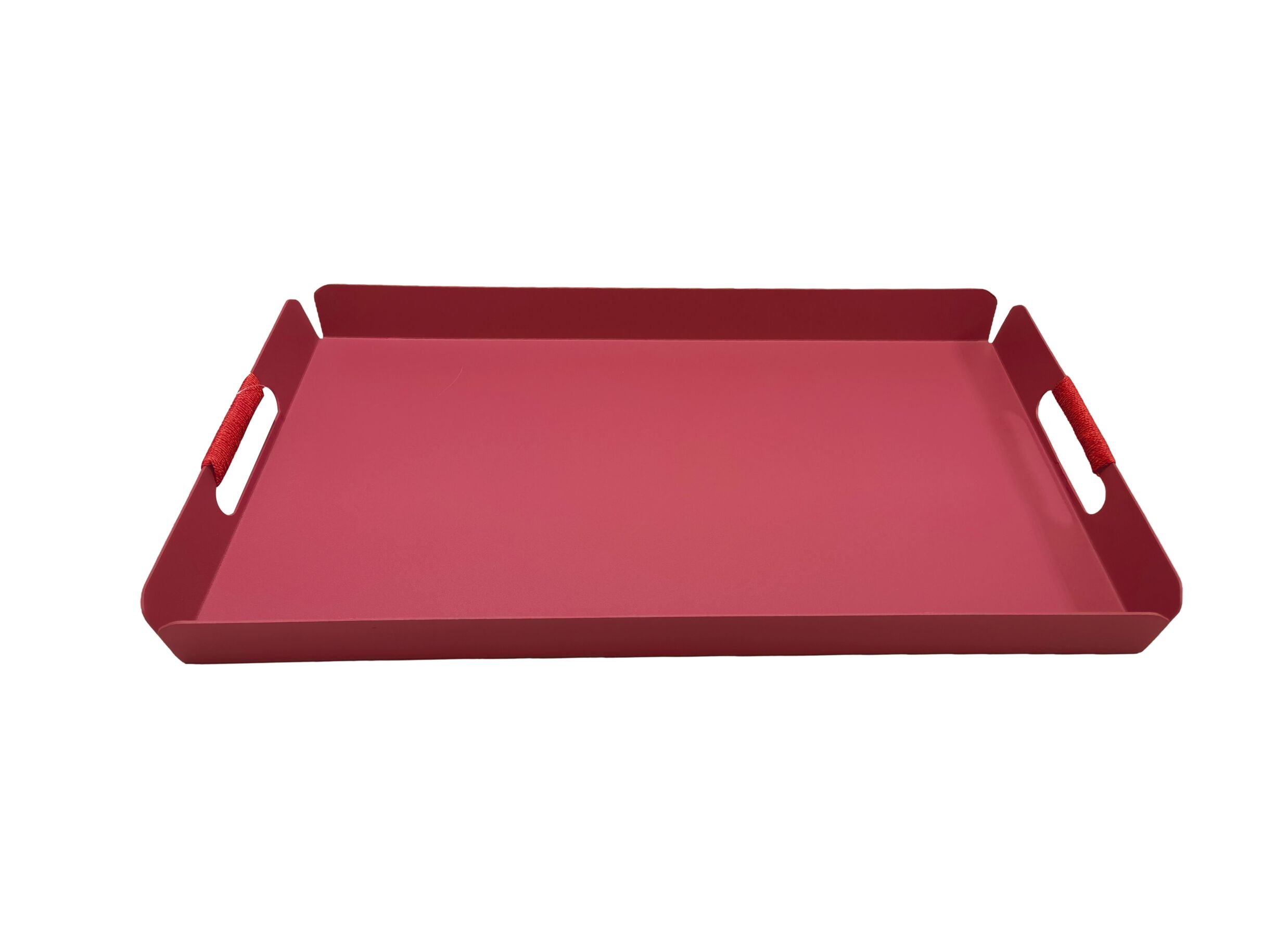 Overzichtsfoto - Dienblad Tray 60x35cm - aluminium - rood