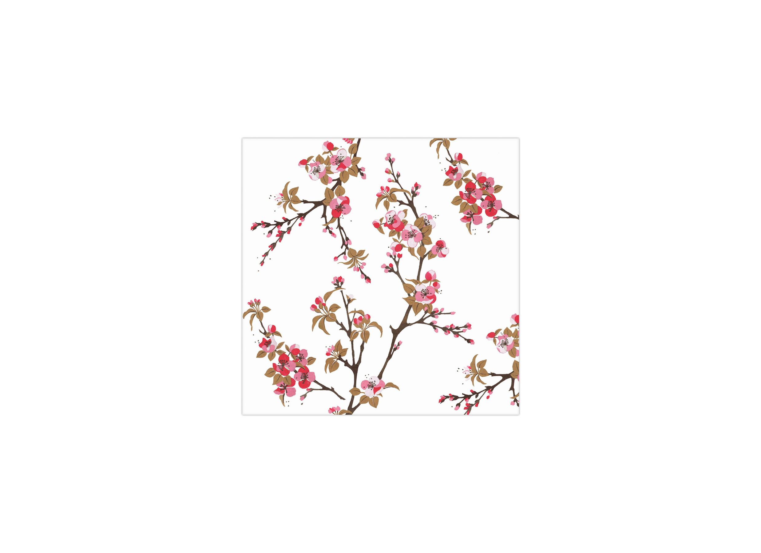 Serviette Fiori Rossi 33x33cm multicolore 20 pièces - Serviette Fiori Rossi 33x33cm multicolore 20 pièces