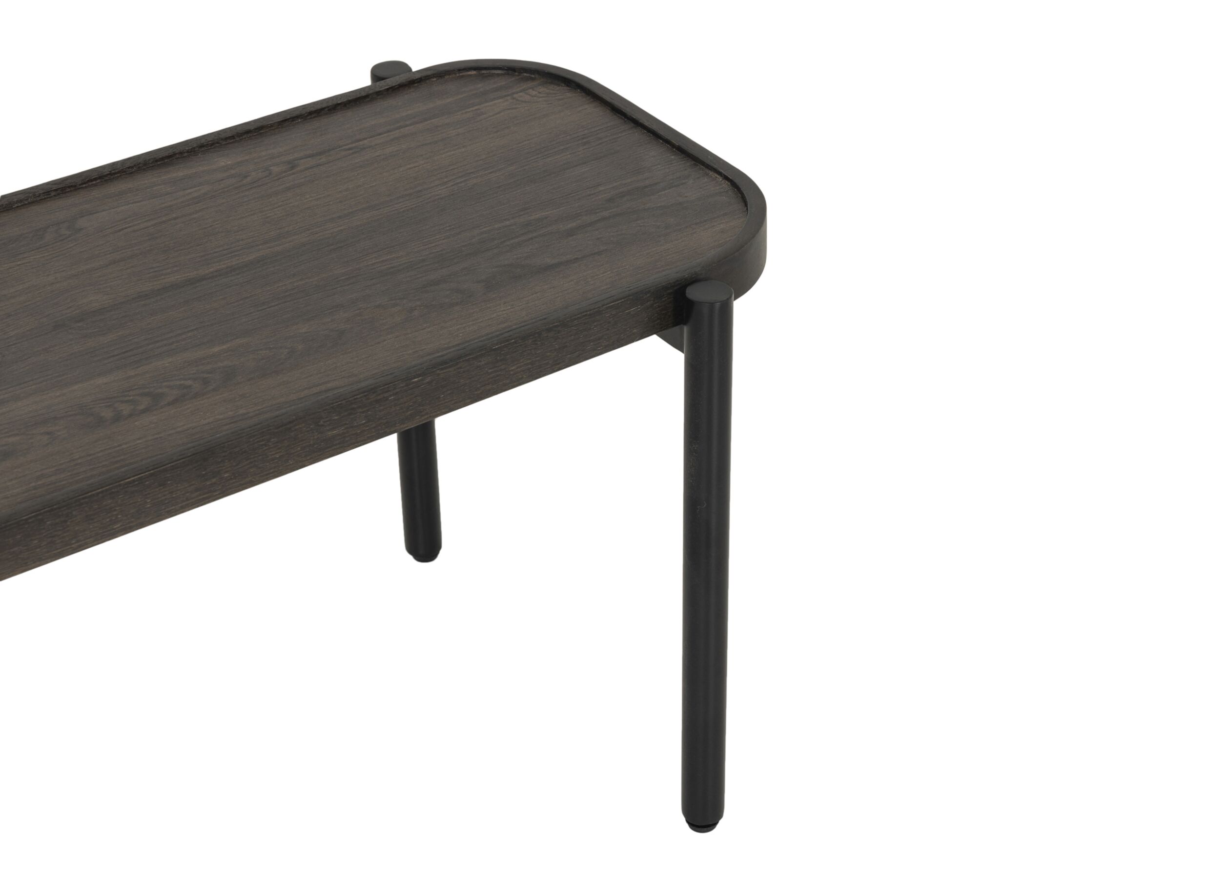 Detailfoto - Salontafel Trip 90x35cm - decor & laminaat - zwart