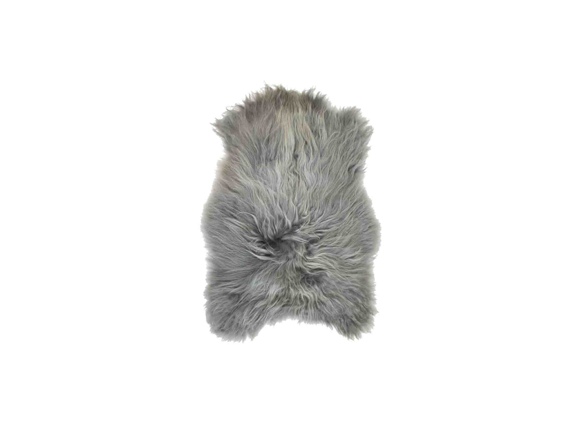Peau de mouton Islande 60x110cm gris - Peau de mouton Islande 60x110cm gris