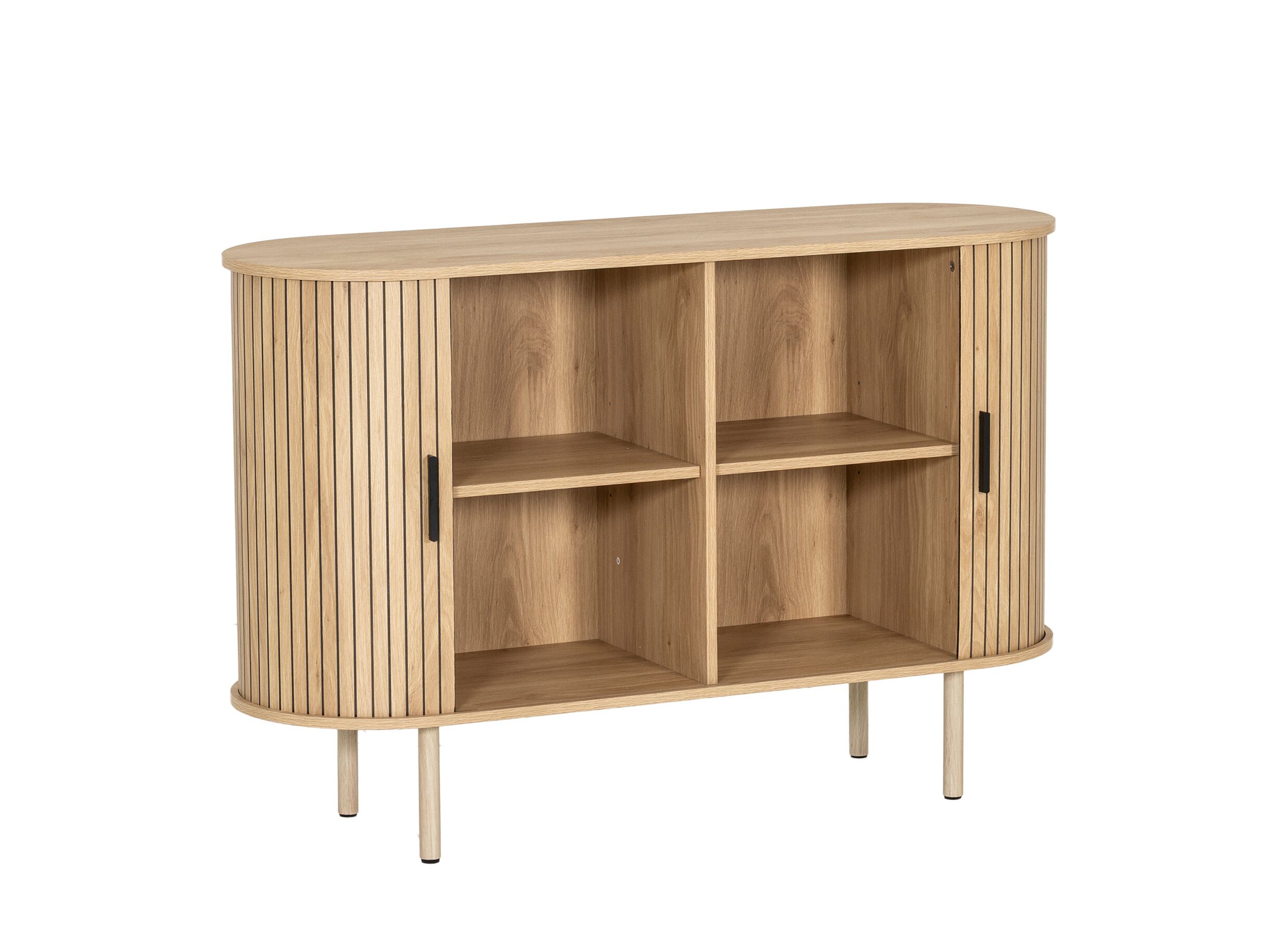 Indeling - Commode Craze 120x40x80cm - melamine - light oak