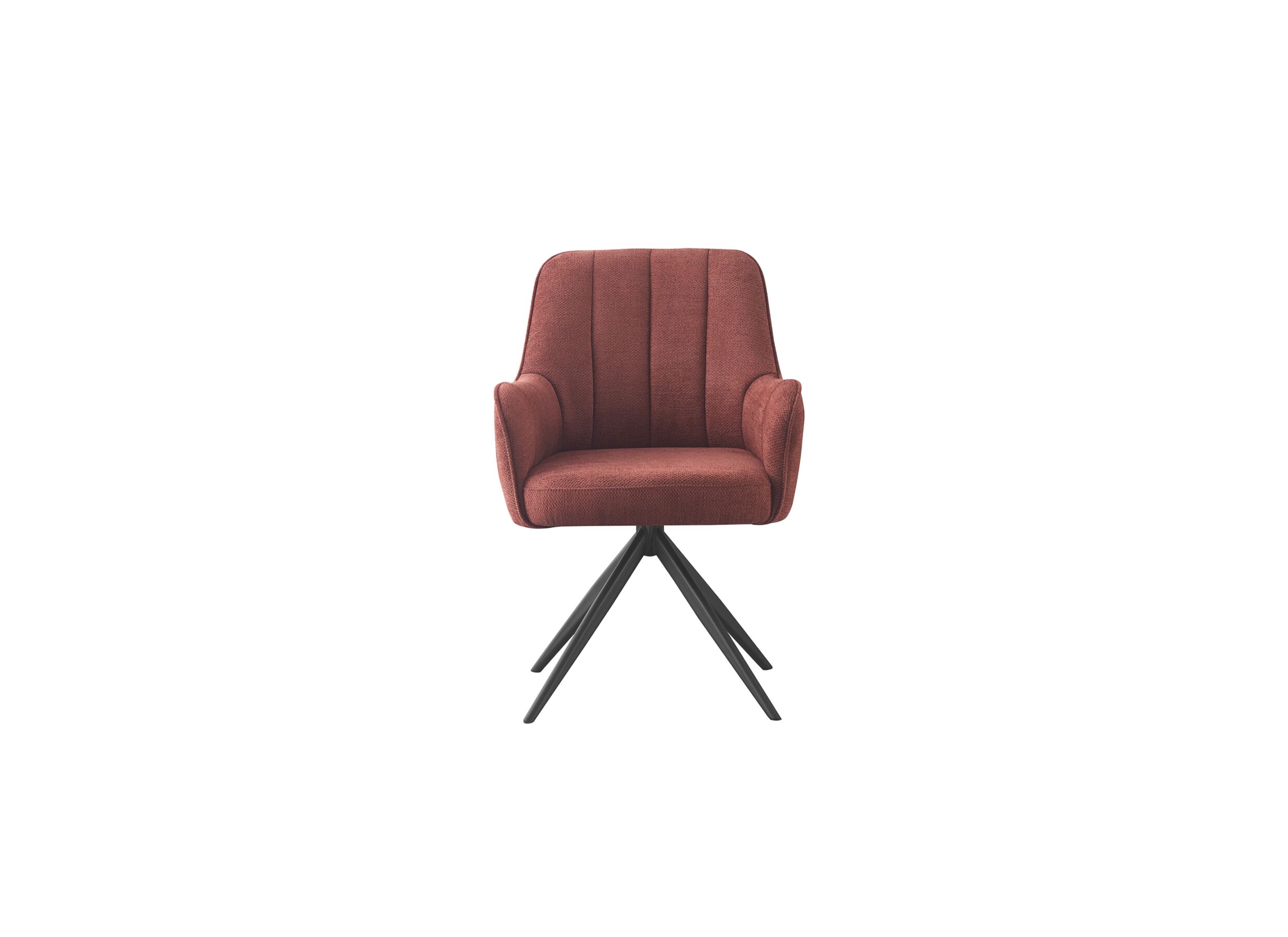 Draaistoel Bonzo 59x58x88cm - stof - rood