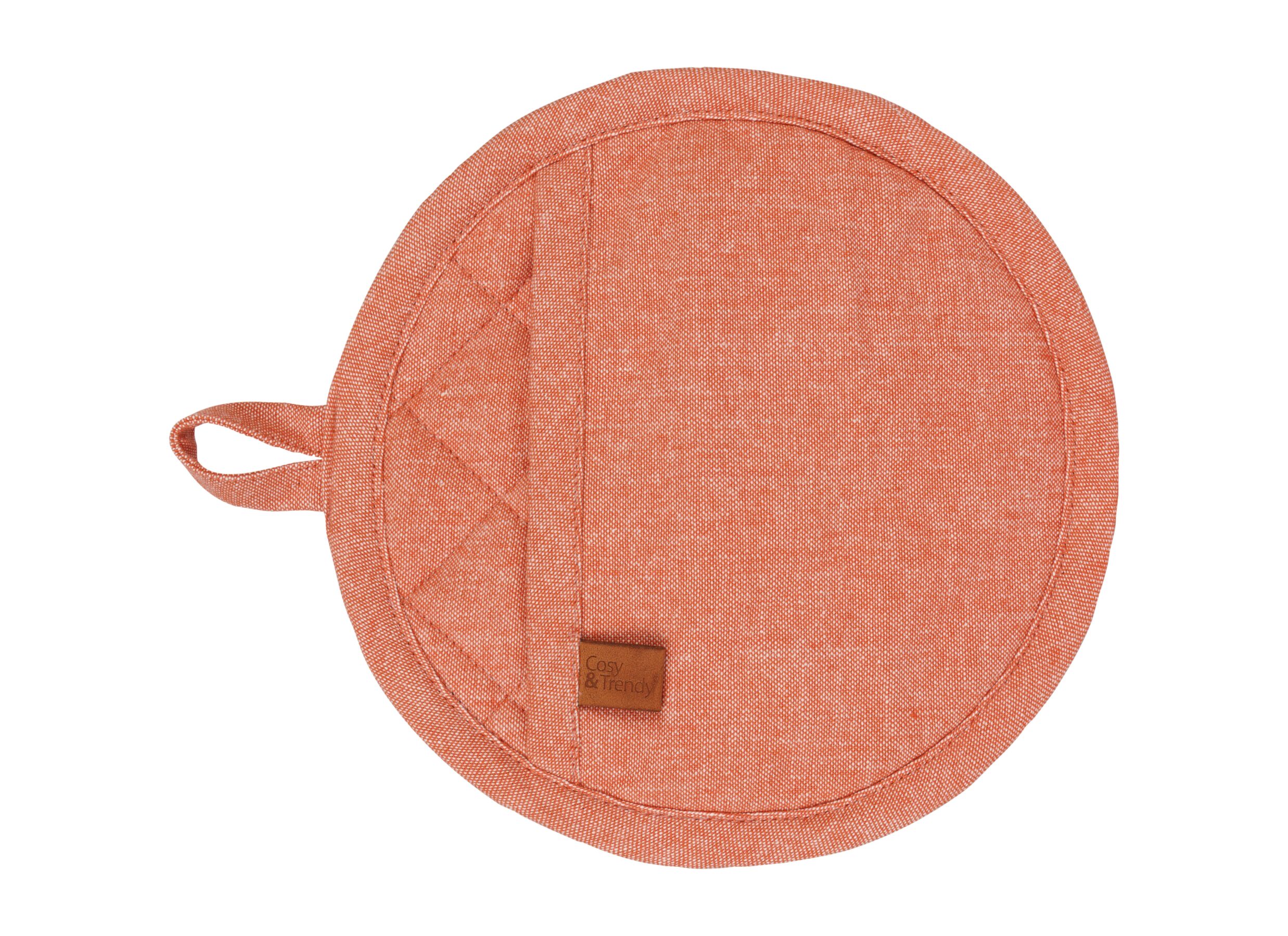 Pannenlap Stoff Ø20cm - katoen - rust - Manique Stoff Ø20cm - coton - rust