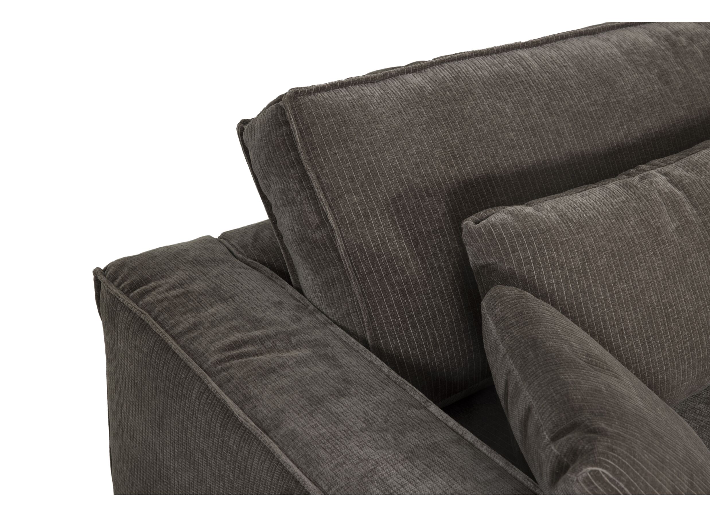 Zetel Marlon 1-zit - stof - bruin