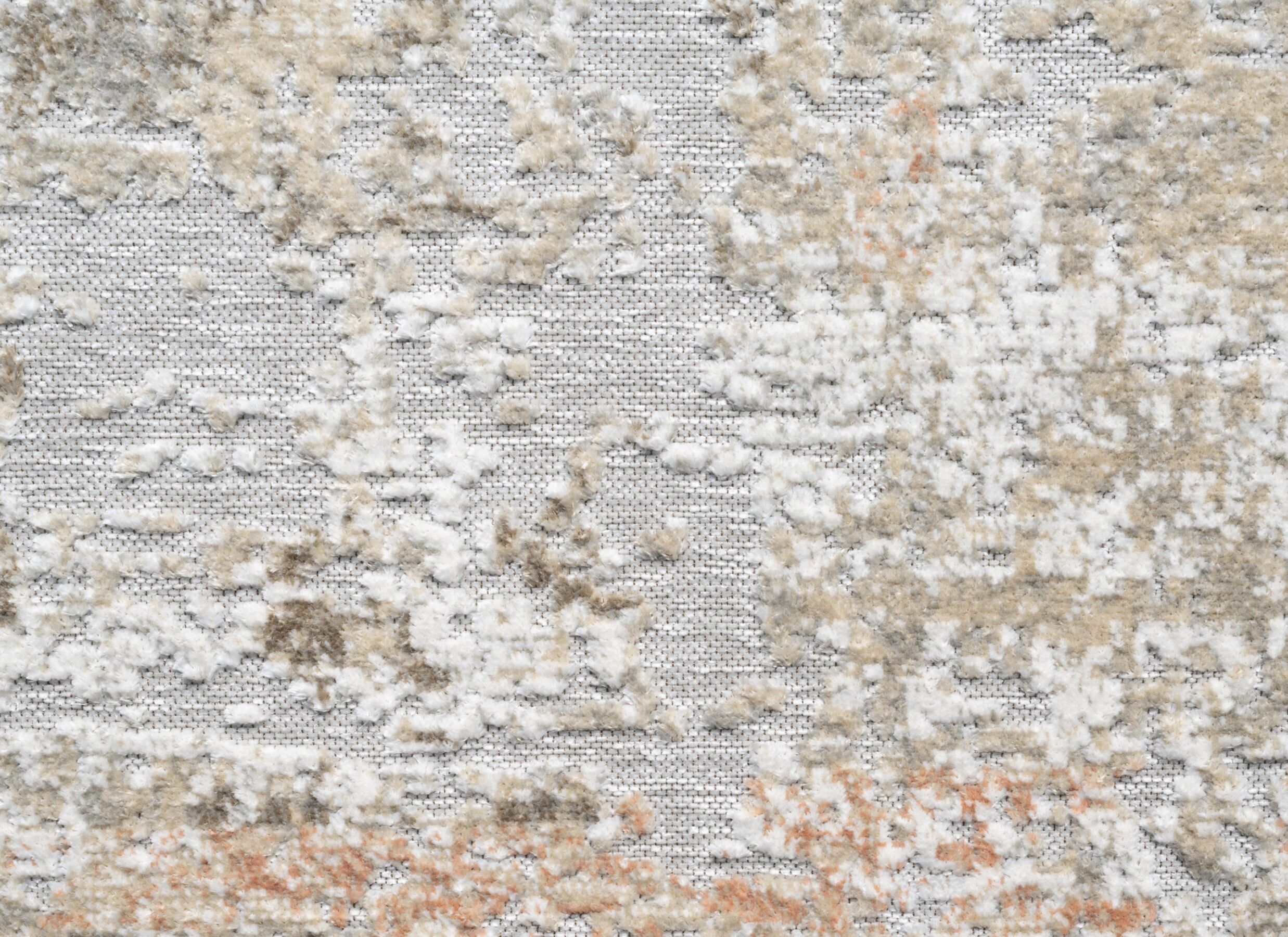 Detailfoto - Tapijt Otavio 67x210cm - polyester - beige