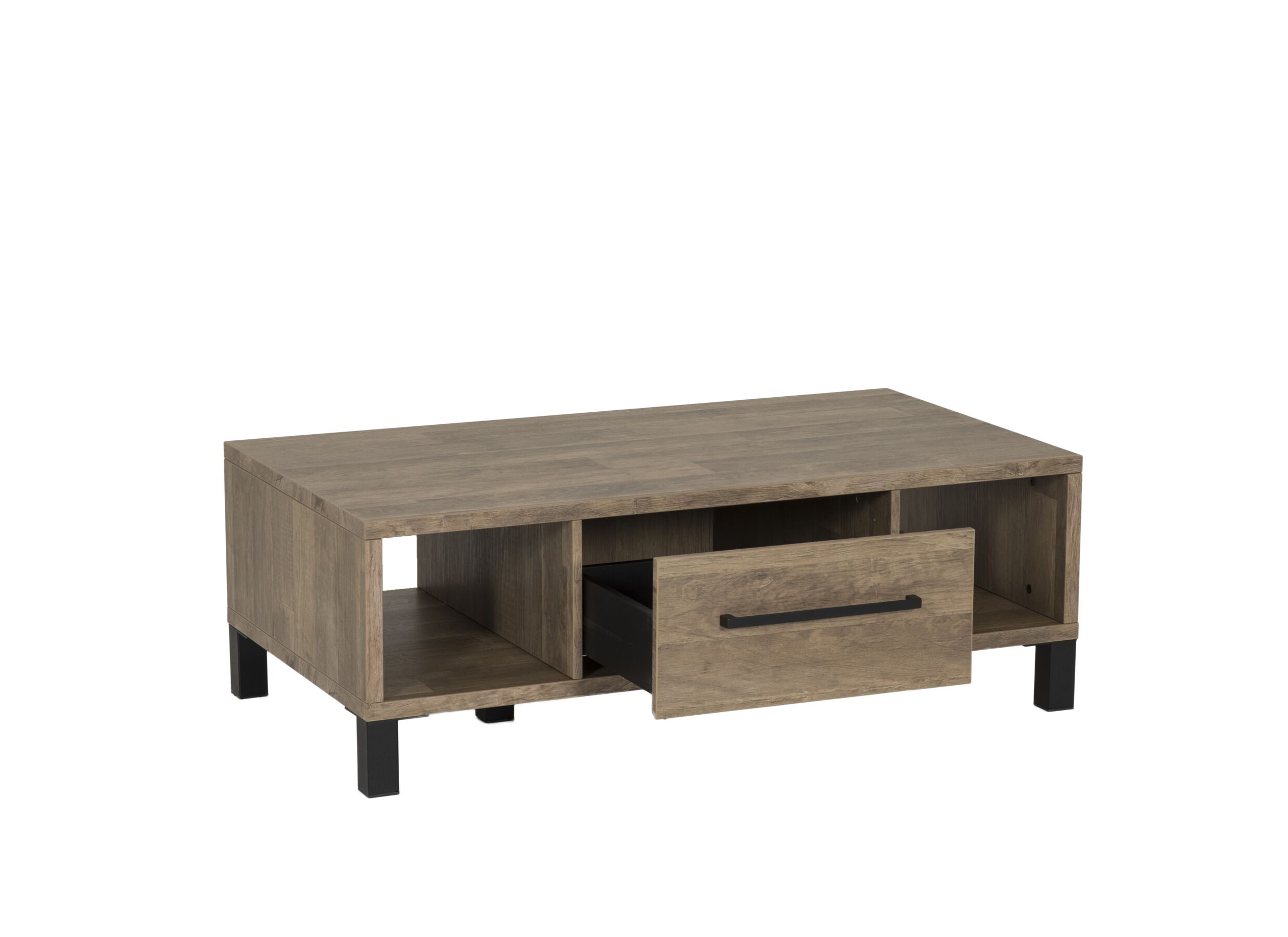 Disposition - Table basse brun avec rangement