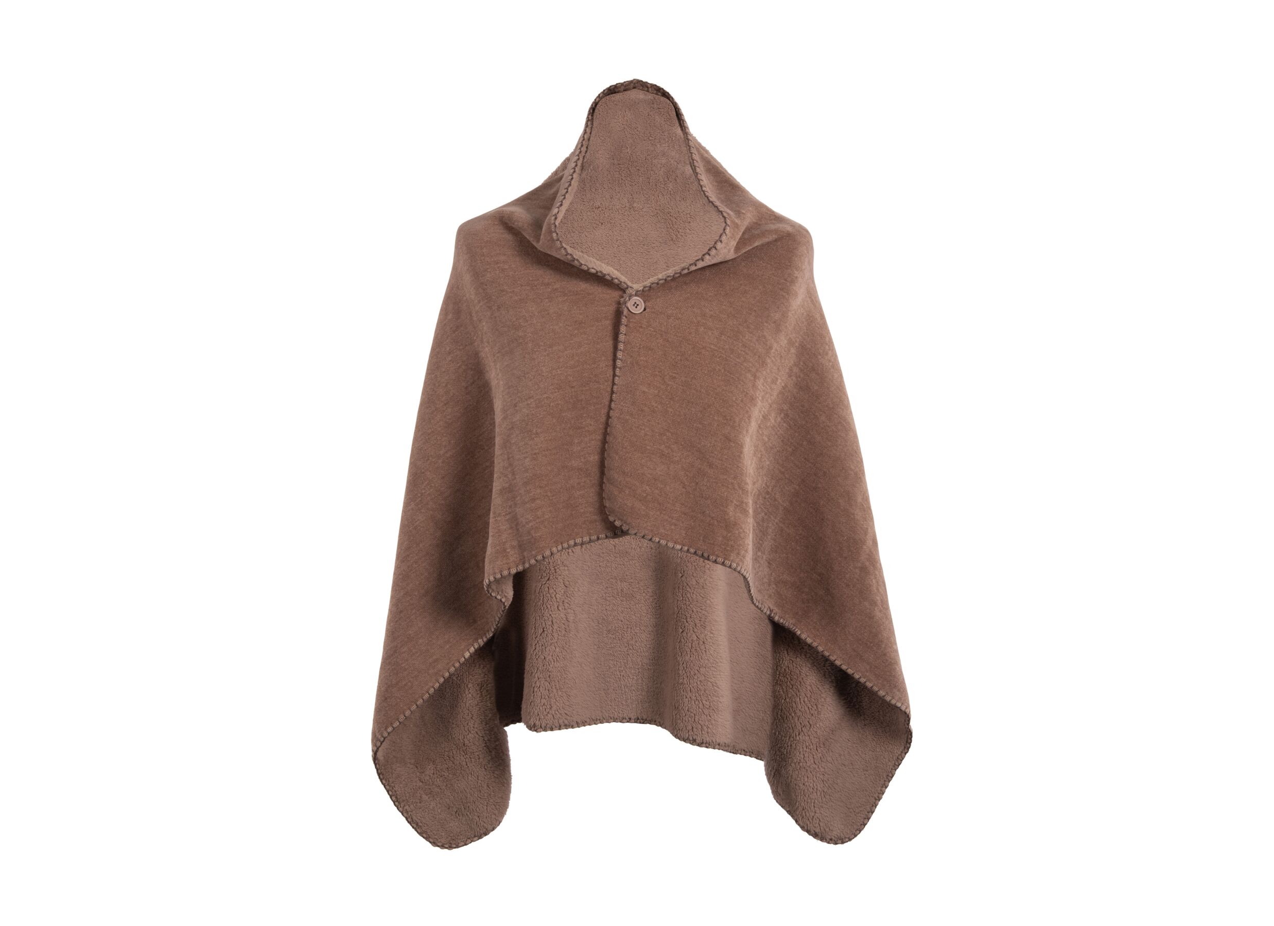Hoofdfoto - Poncho Tomo 130x80cm - polyester - mokka