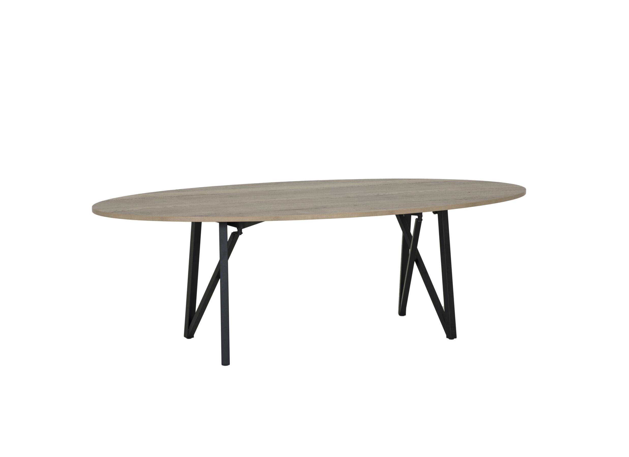 Table Wacko ovale 240x120cm - Table Wacko 240x120cm - HPL - chêne Halifax