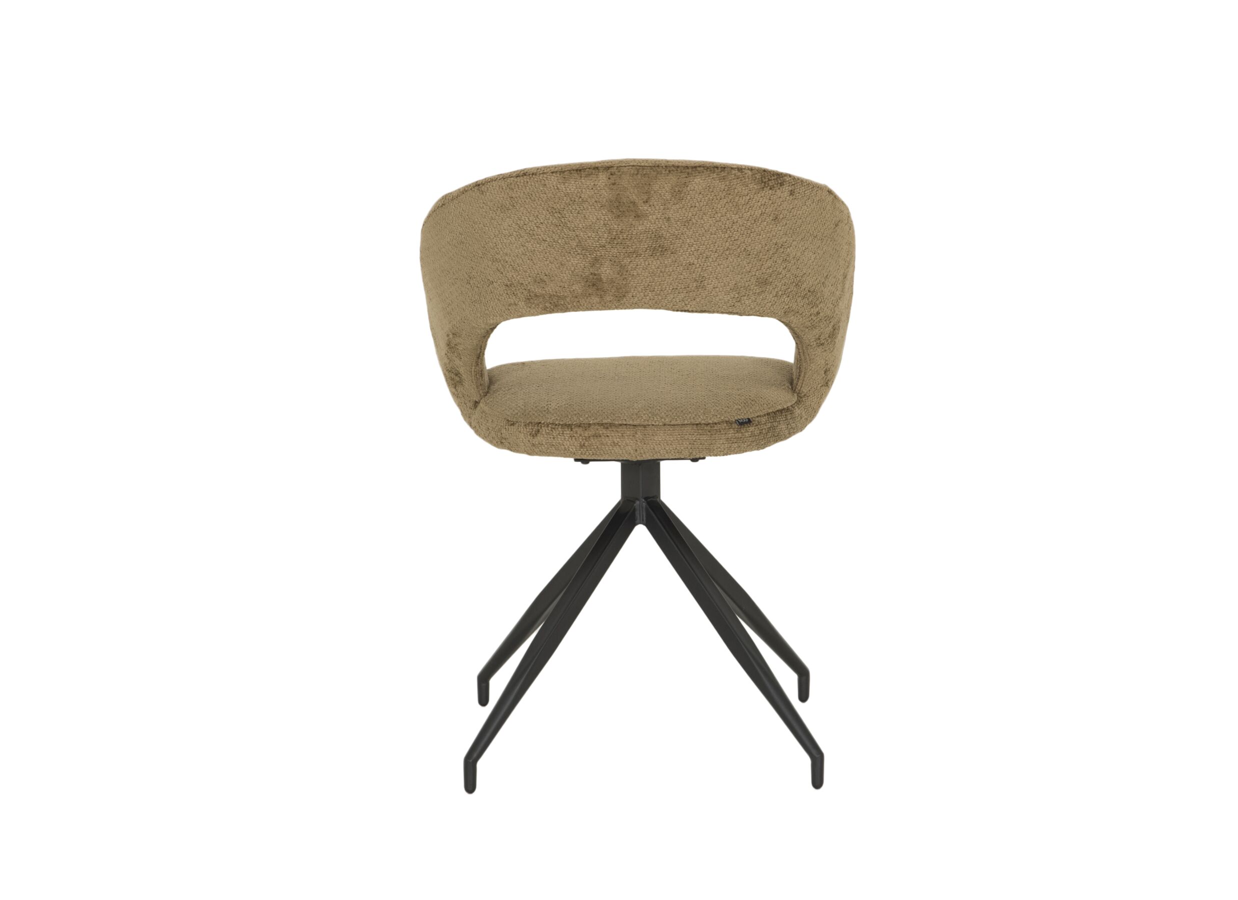 Aperçu - Chaise Indy 58x60x85cm - tissu - curry