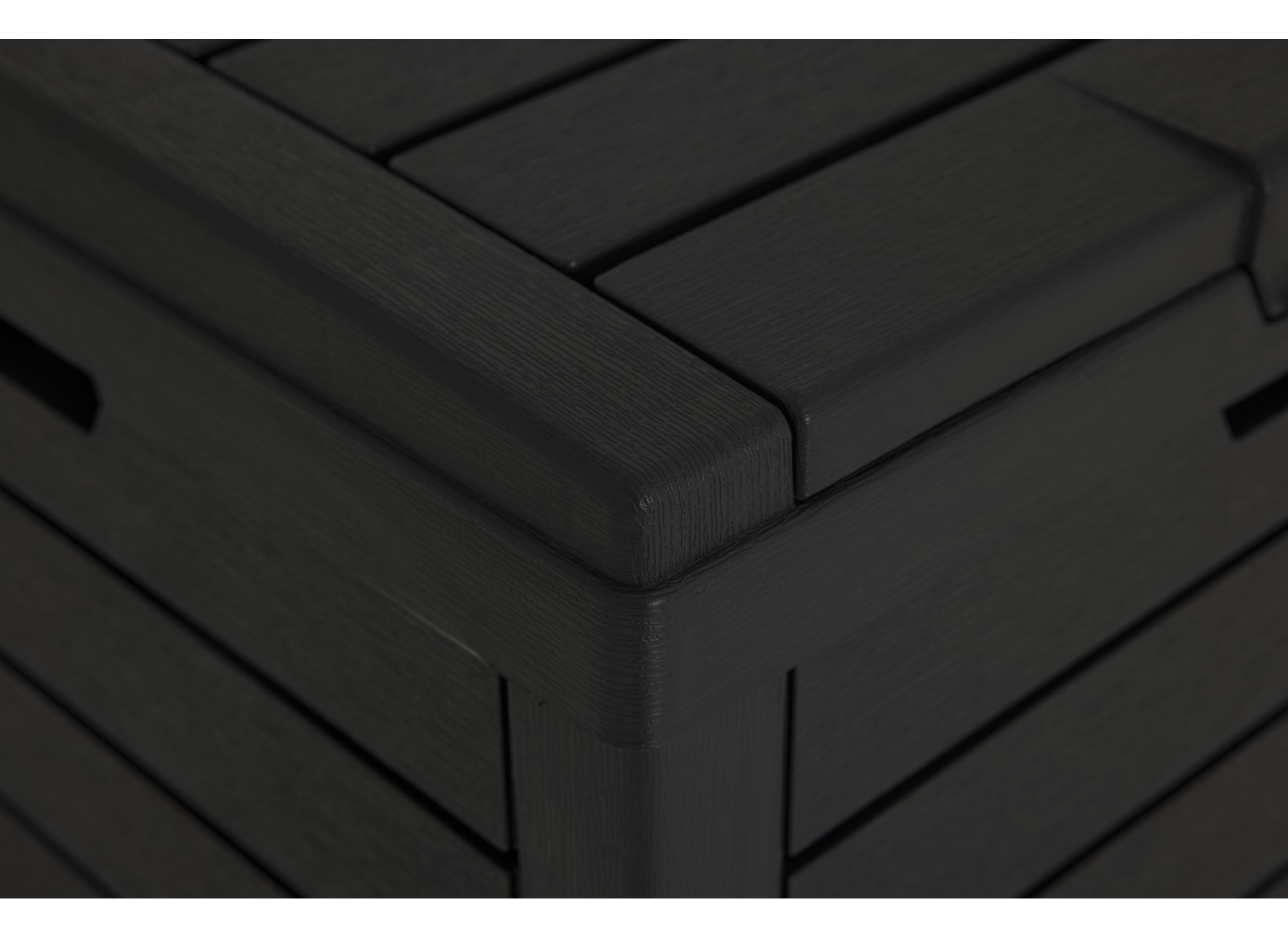 Detail - Poubelle 78x41x86cm - plastique - anthracite