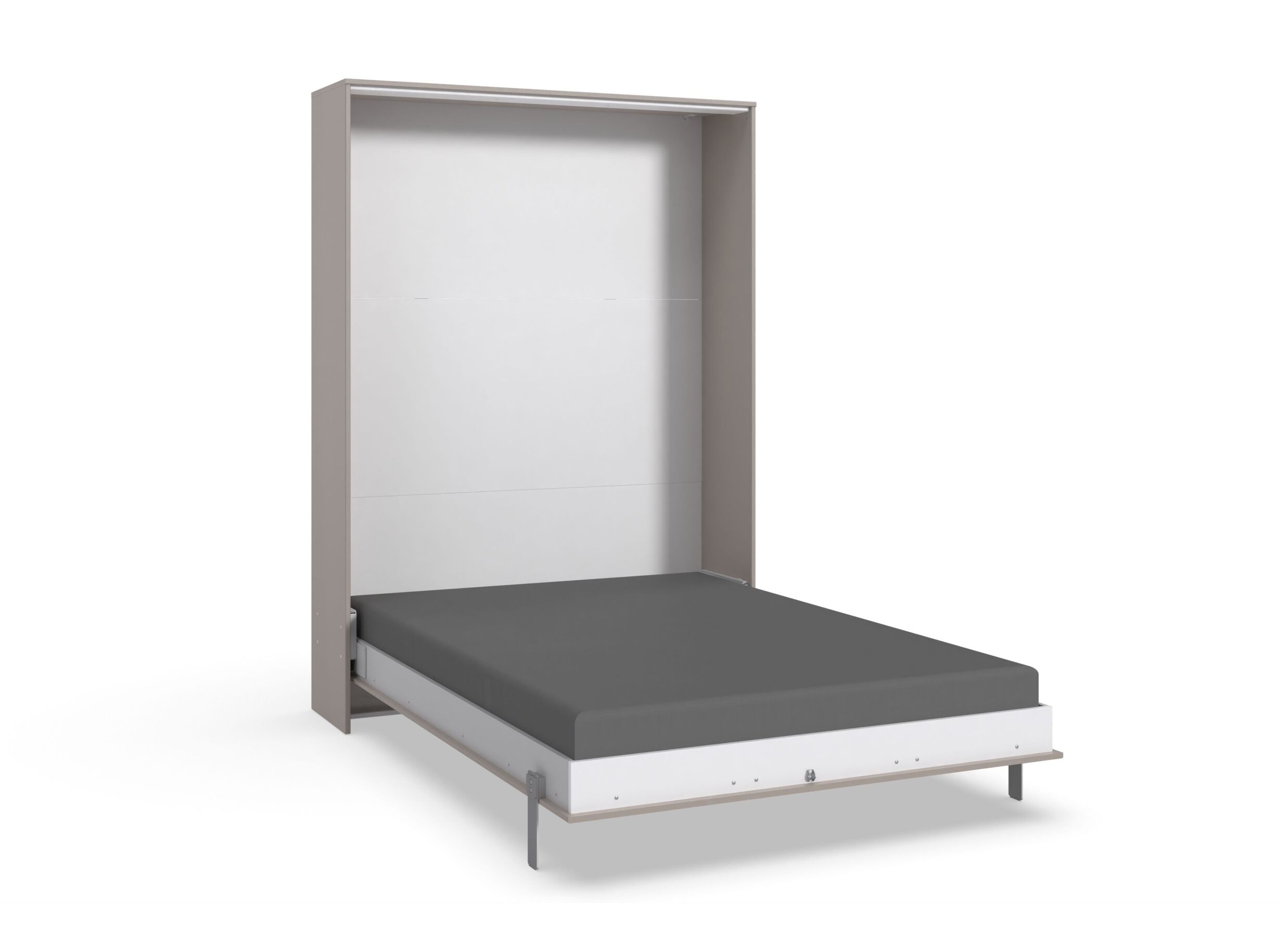 Opklapbed Juist 140x200cm - decor - sahara grijs - Lit pliant Juist 140x200cm - décor - sahara gris