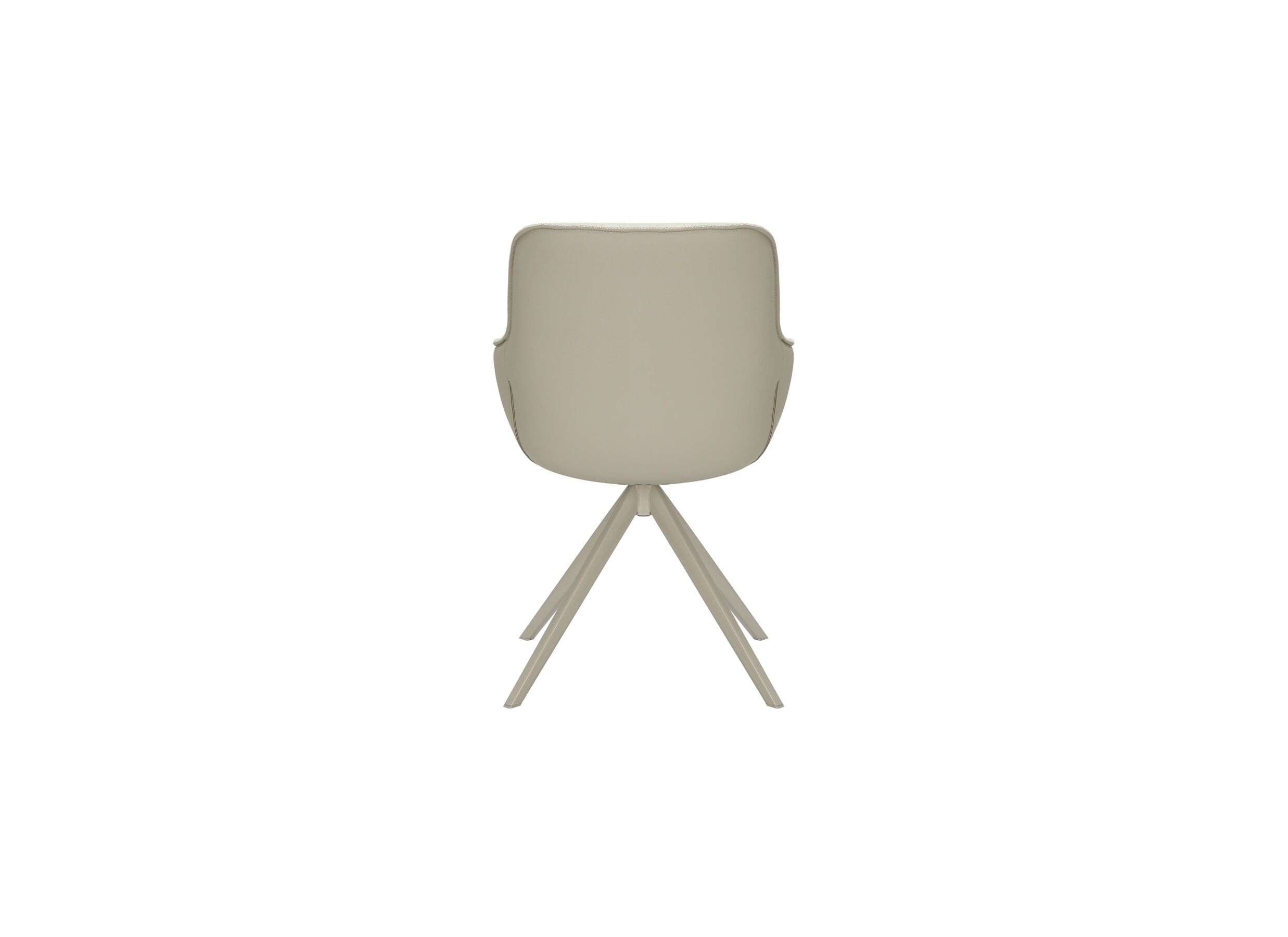Draaistoel Ergo 58x63x85cm - stof - cream