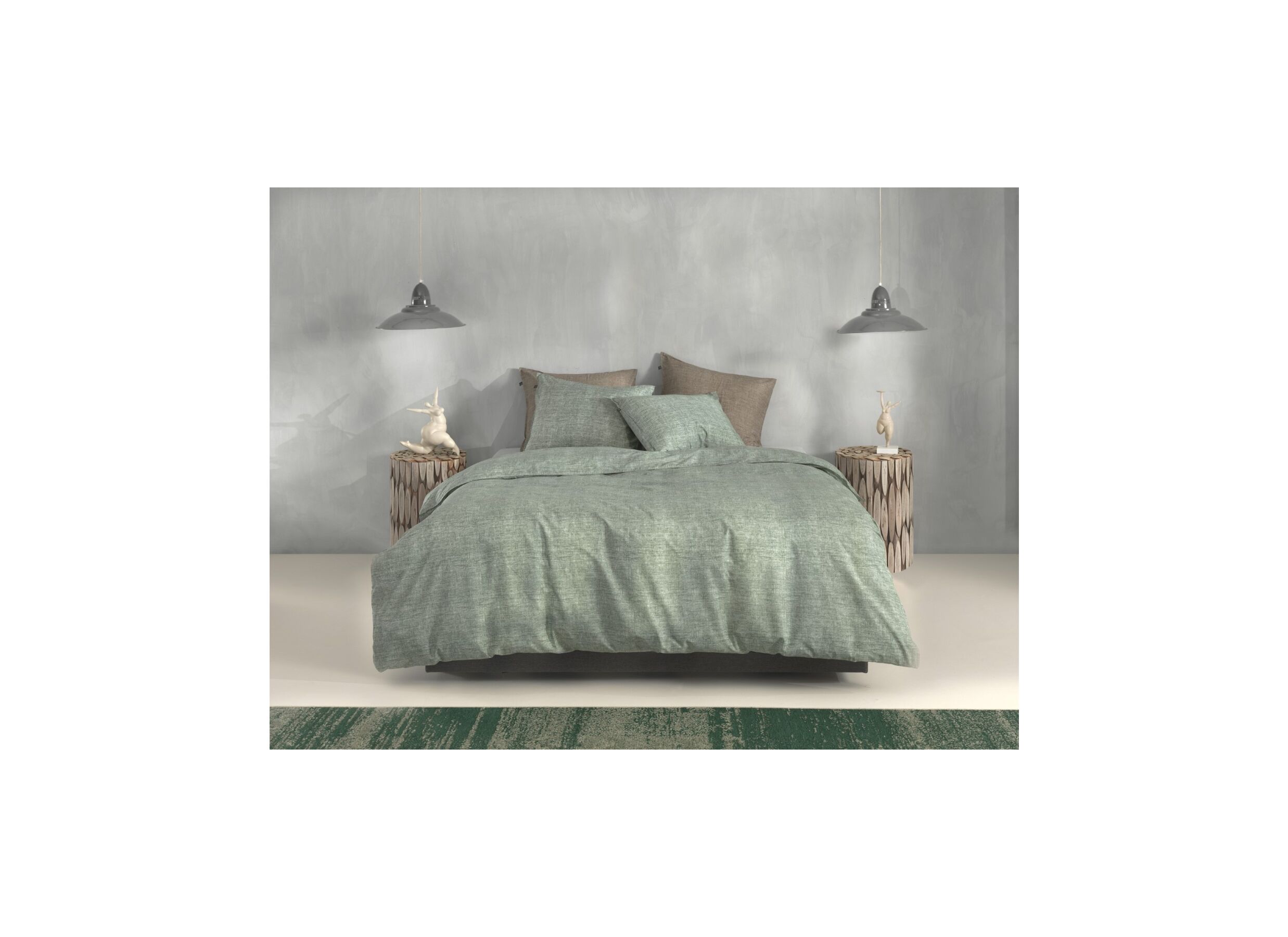 Foto ambiance - Housse de couette 200x220cm coton