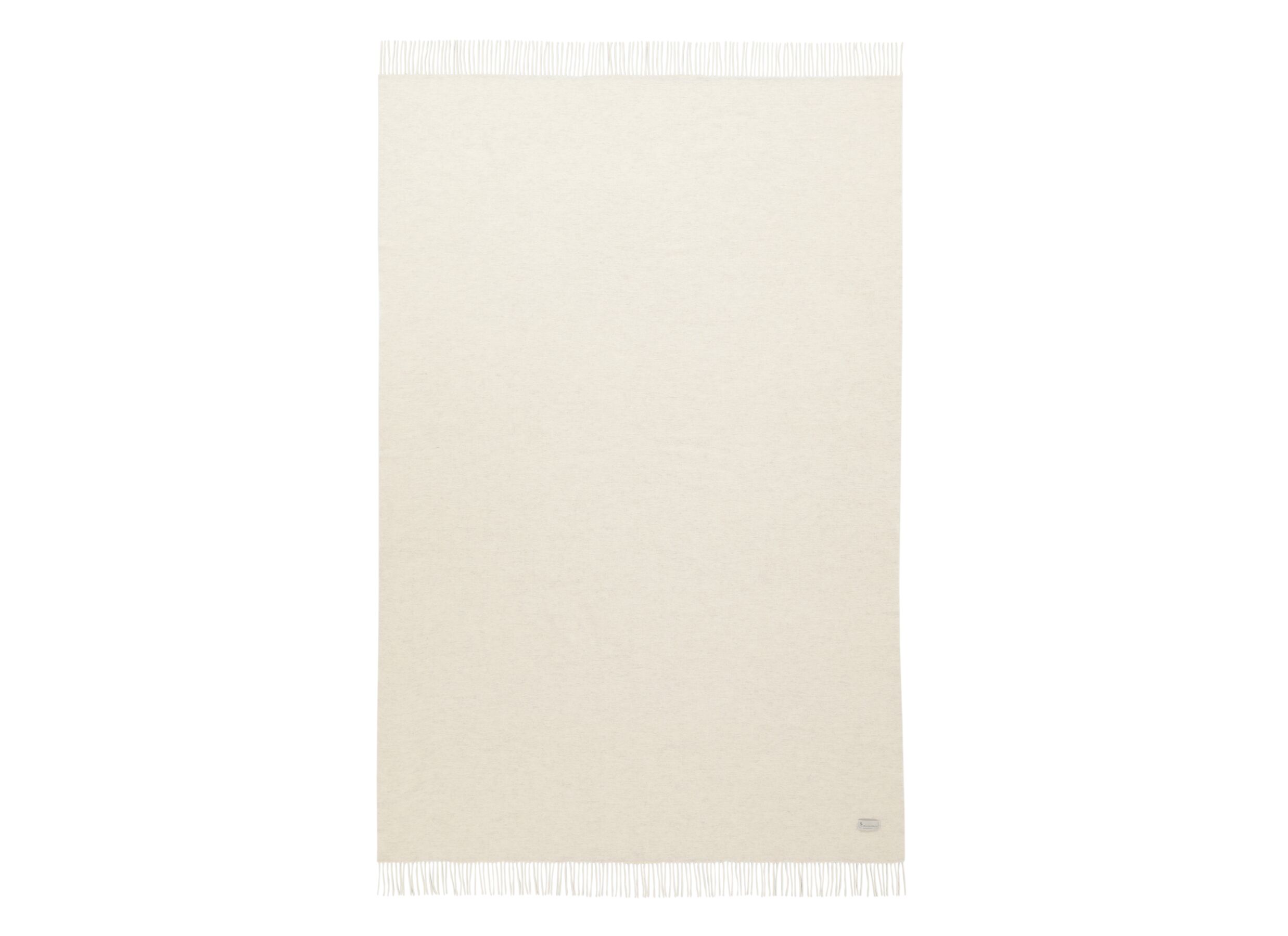 Aperçu - Plaid Marmor-Stone 150x200cm - cachemire et laine - blanc