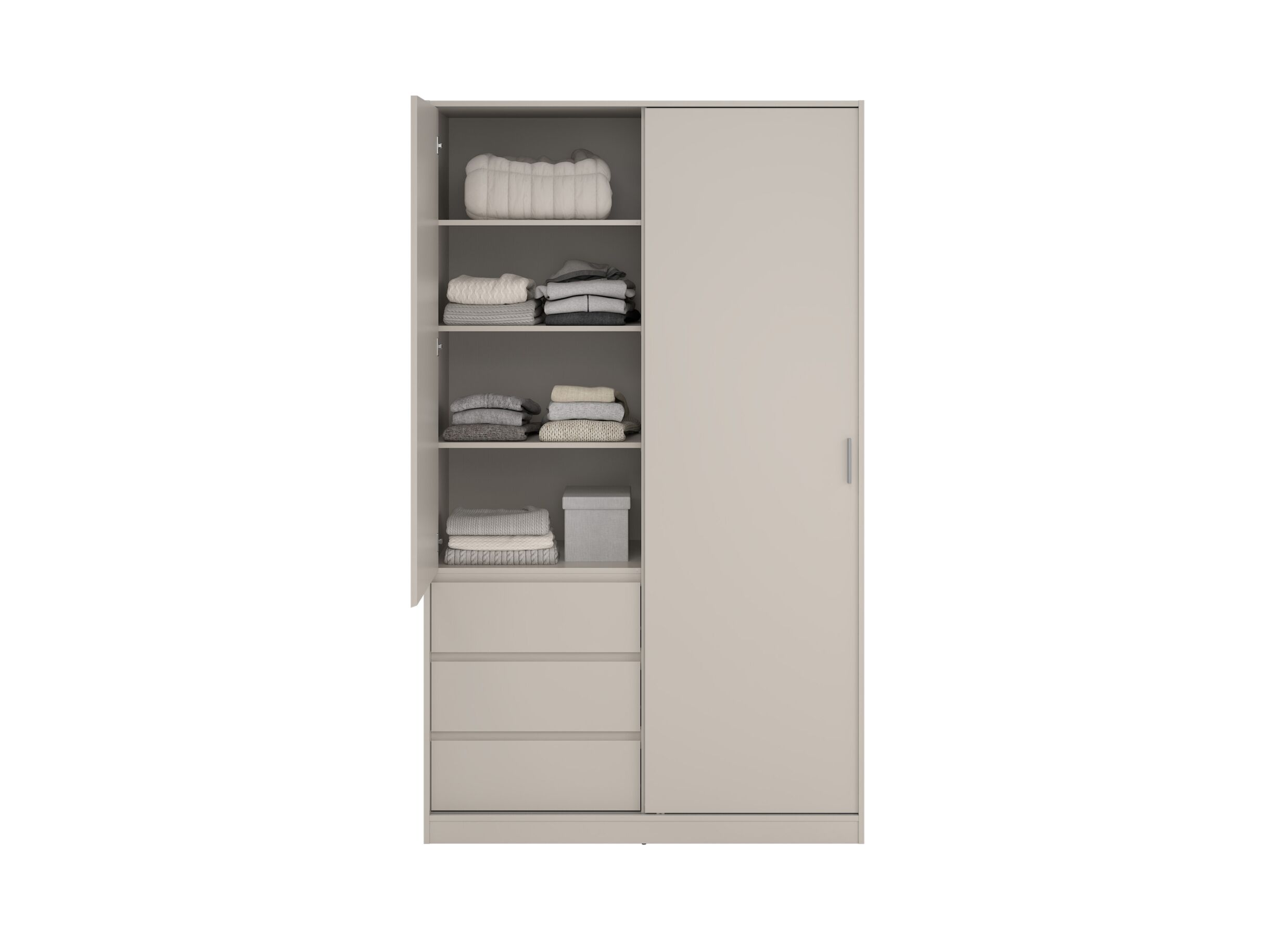 Indeling - Kleerkast Naia 119cm - decor - cashmere