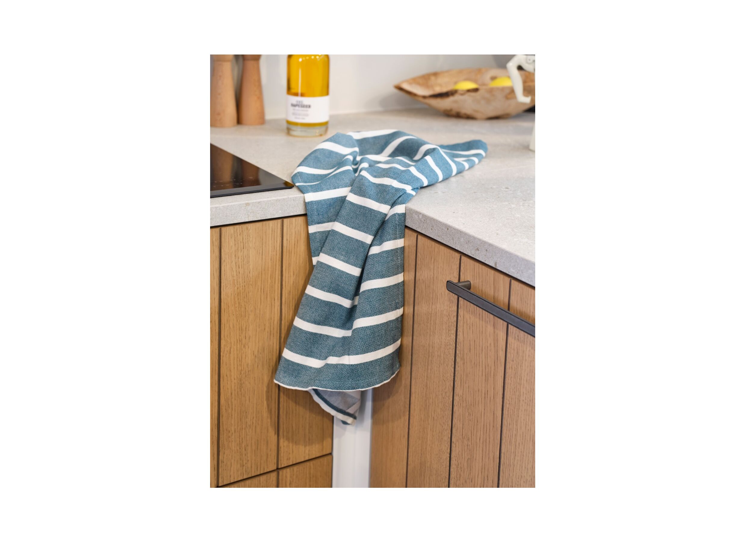 Sfeerfoto - Keukenhanddoek Stoff 70x50cm - katoen - groen set van 3