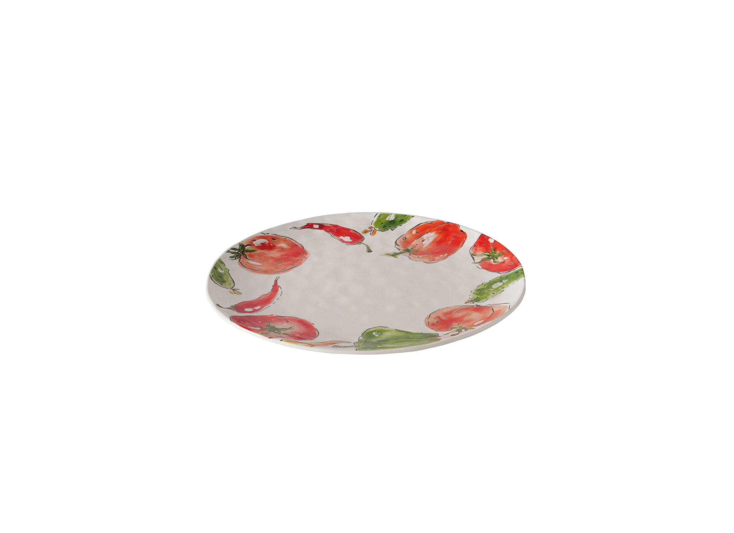 Dienblad Tomaty 39x31cm - keramiek - multicolor - Plateau Tomaty 39x31cm - céramique - multicolore