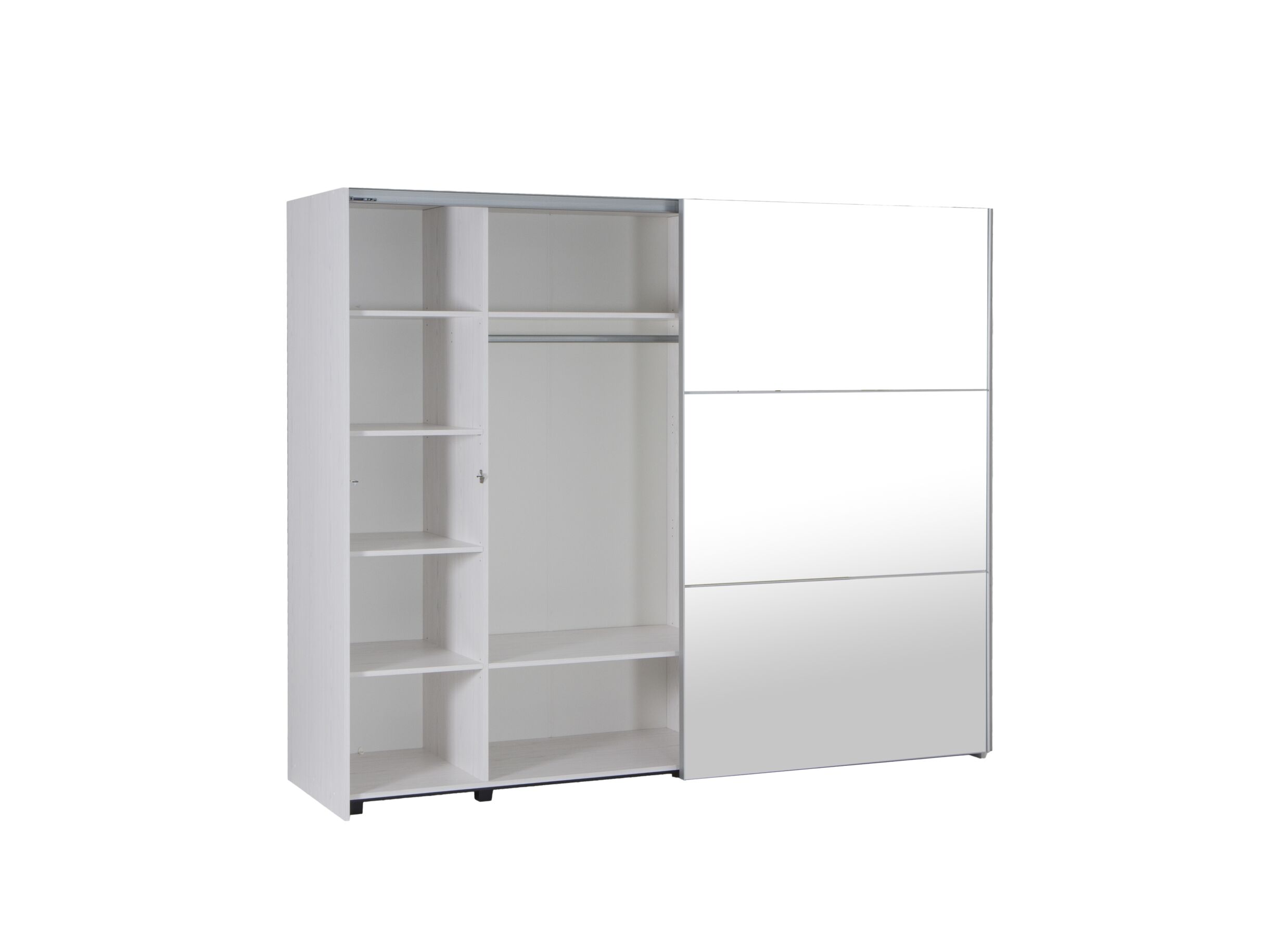Schuifdeurkast Helga1 250cm - decor - moonlight eik