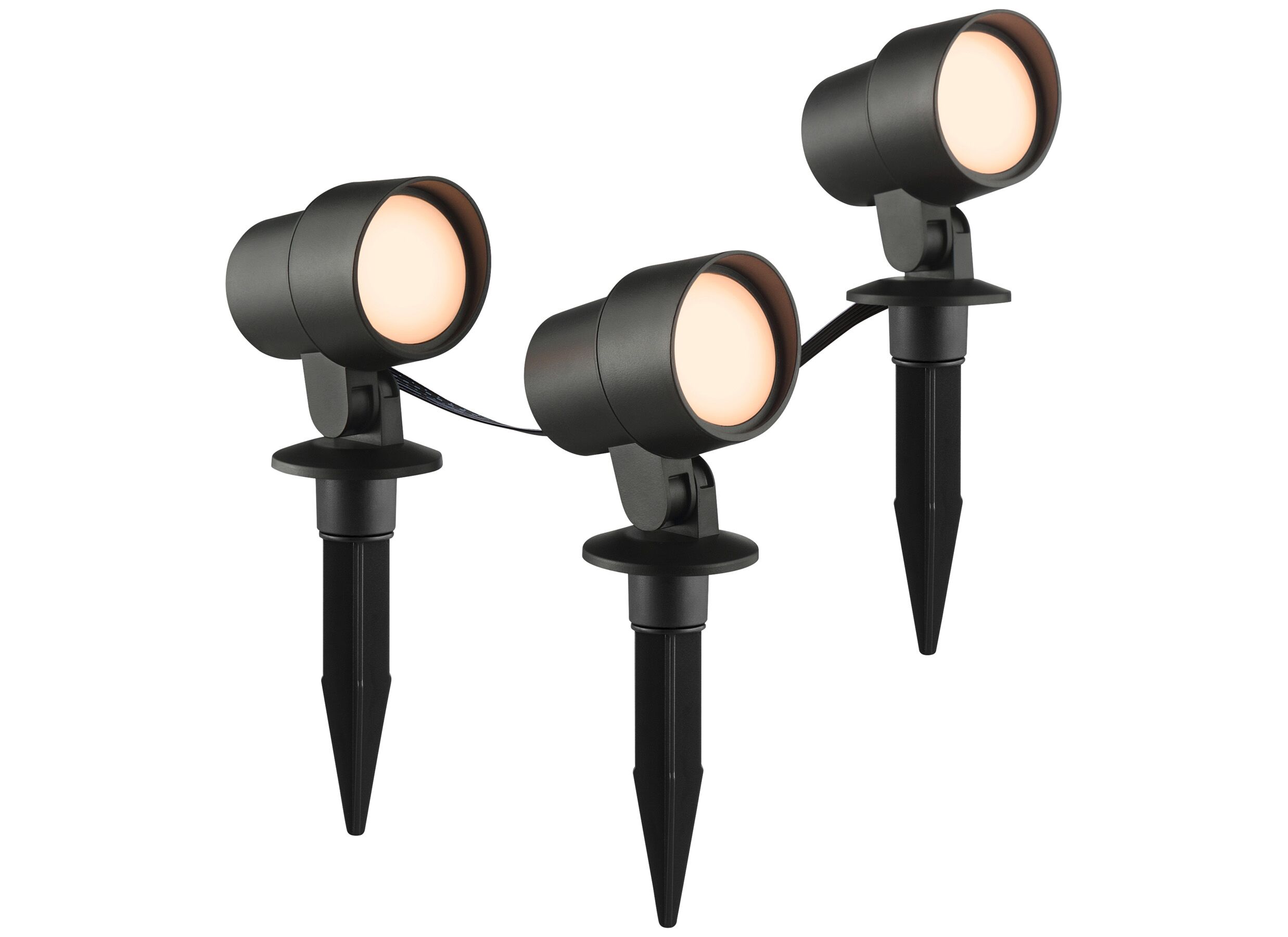 Hoofdfoto - Spotspies Kamara outdoor 3x8,5W zwart