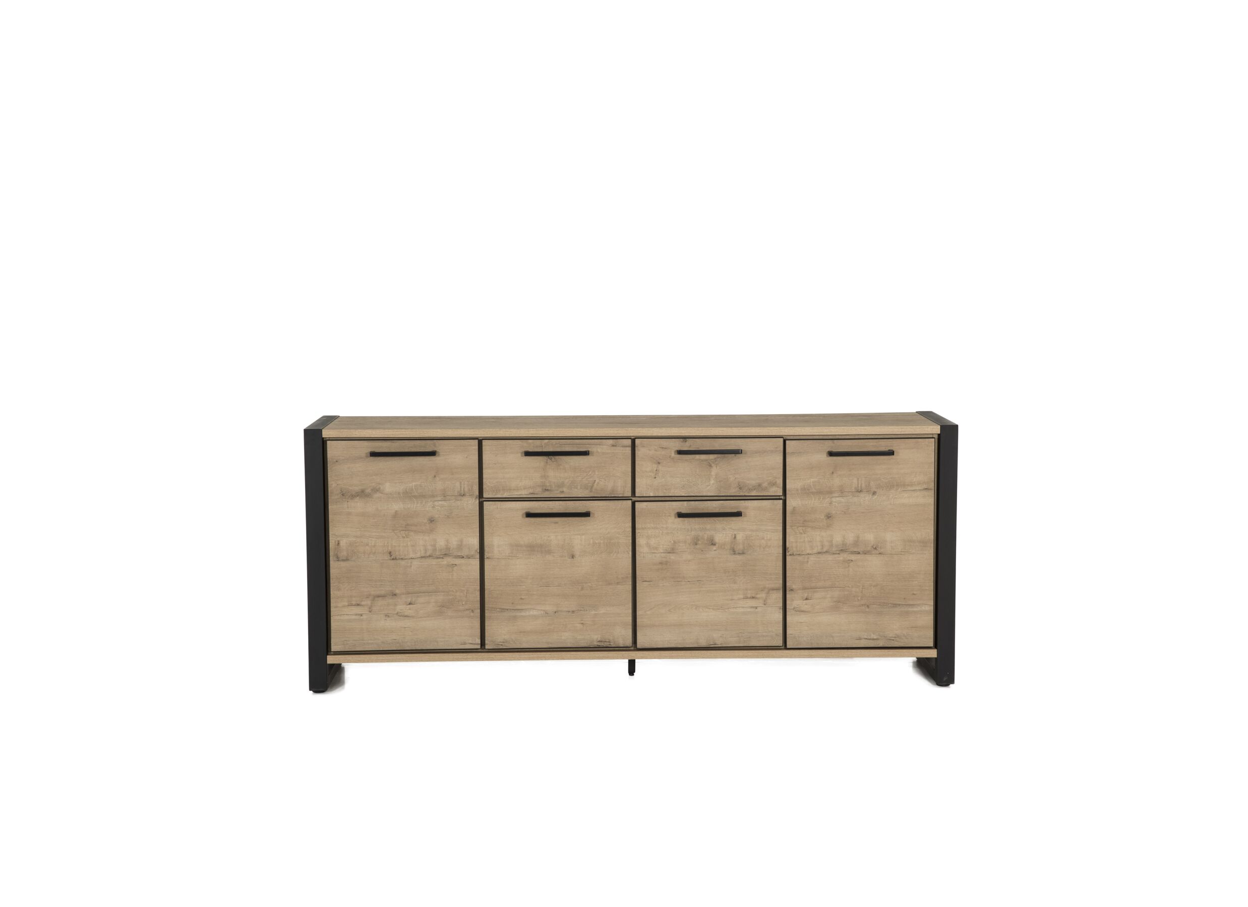Overzichtsfoto - Dressoir Cronos 218cm - decor eik - naturel