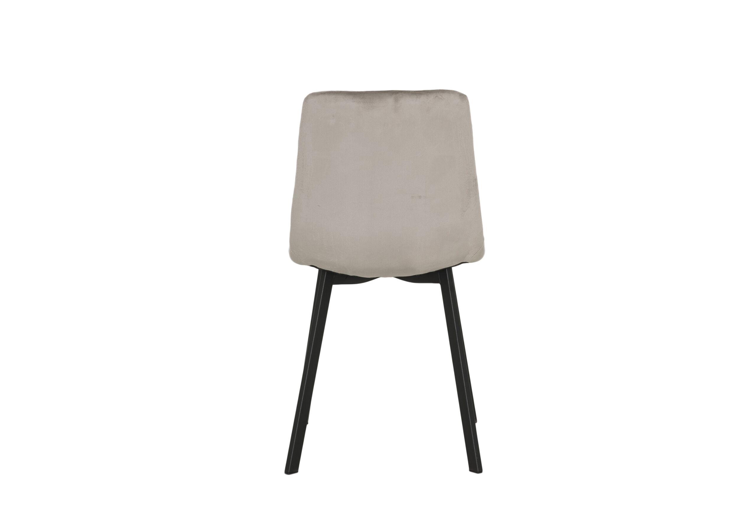 Overzichtsfoto - Stoel Runner 44x54x87cm - fluweel - taupe