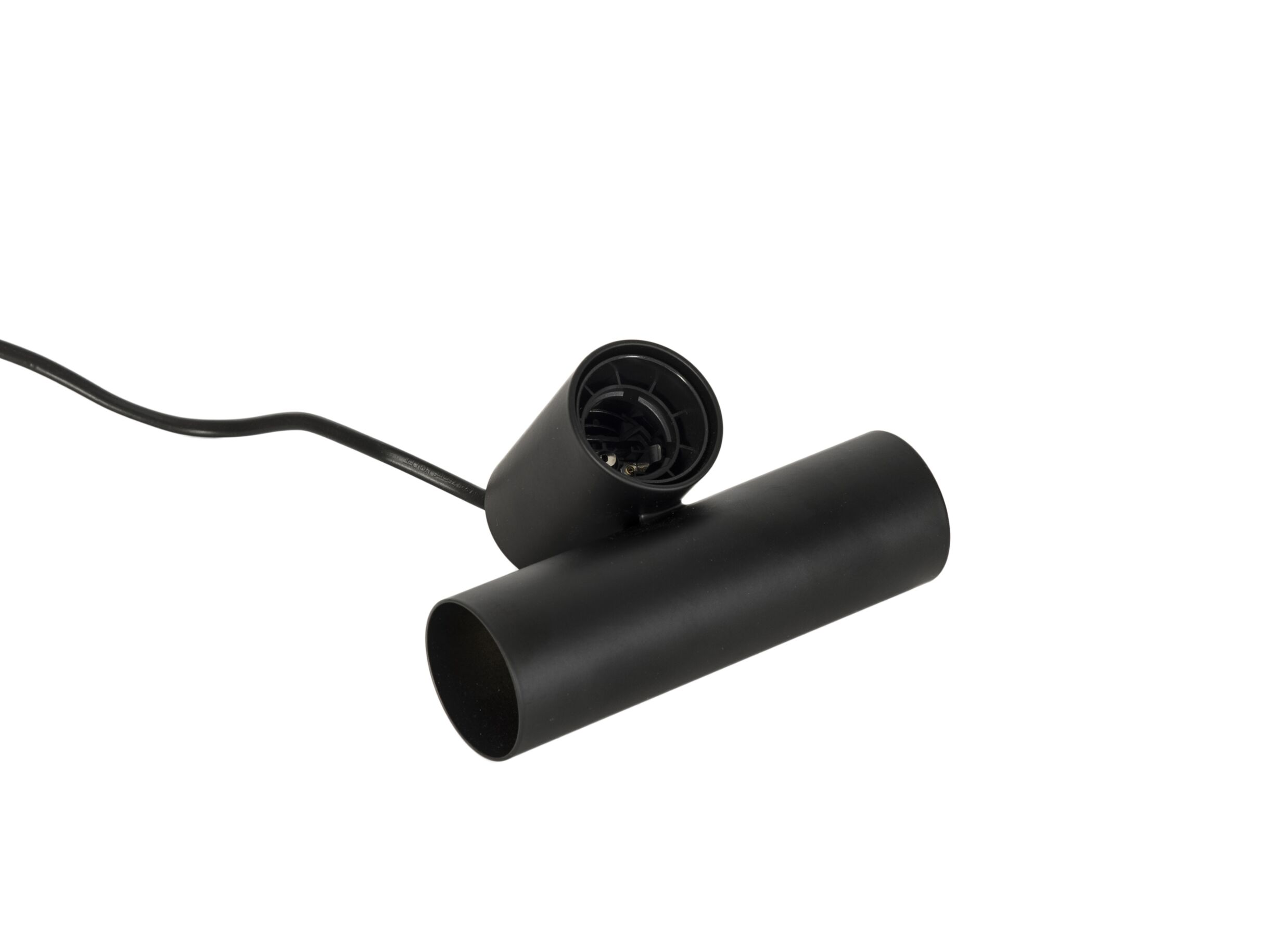 Lampenvoet E27 - metaal - zwart - Pied de lampe E27 - métal - noir