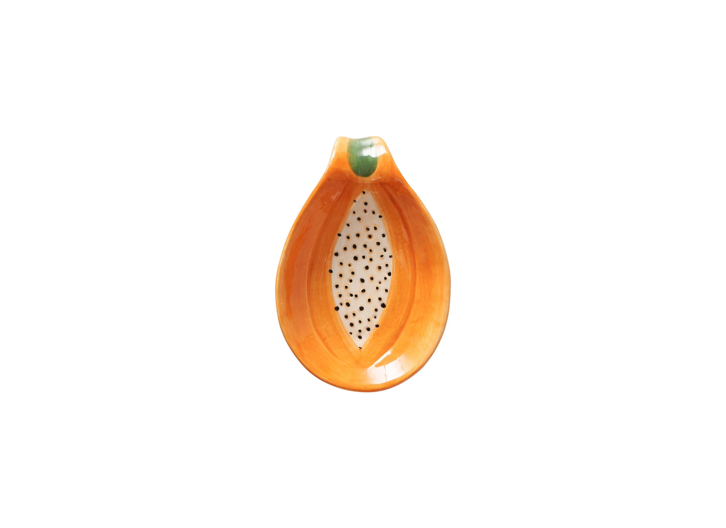 Aperçu - Corbeille à fruits Papaya 15,5x10cm - céramique - orange