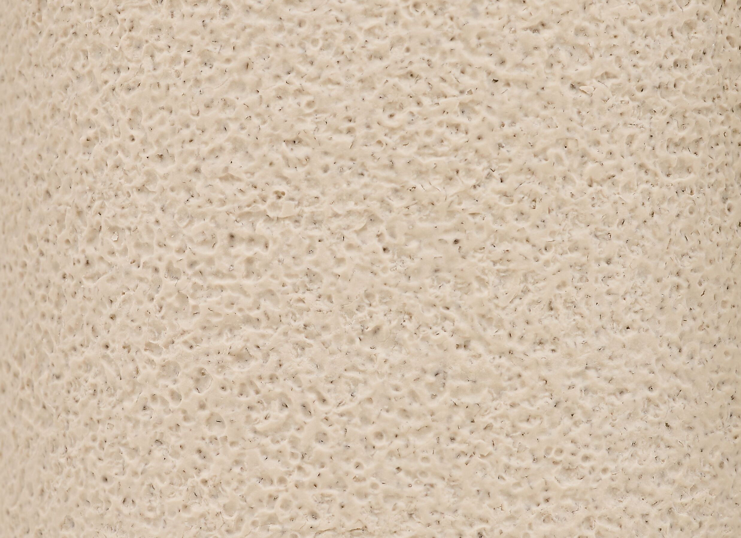 Detailfoto - Wattenschijfdispenser Oleya Ø7,3cm - polystone - beige
