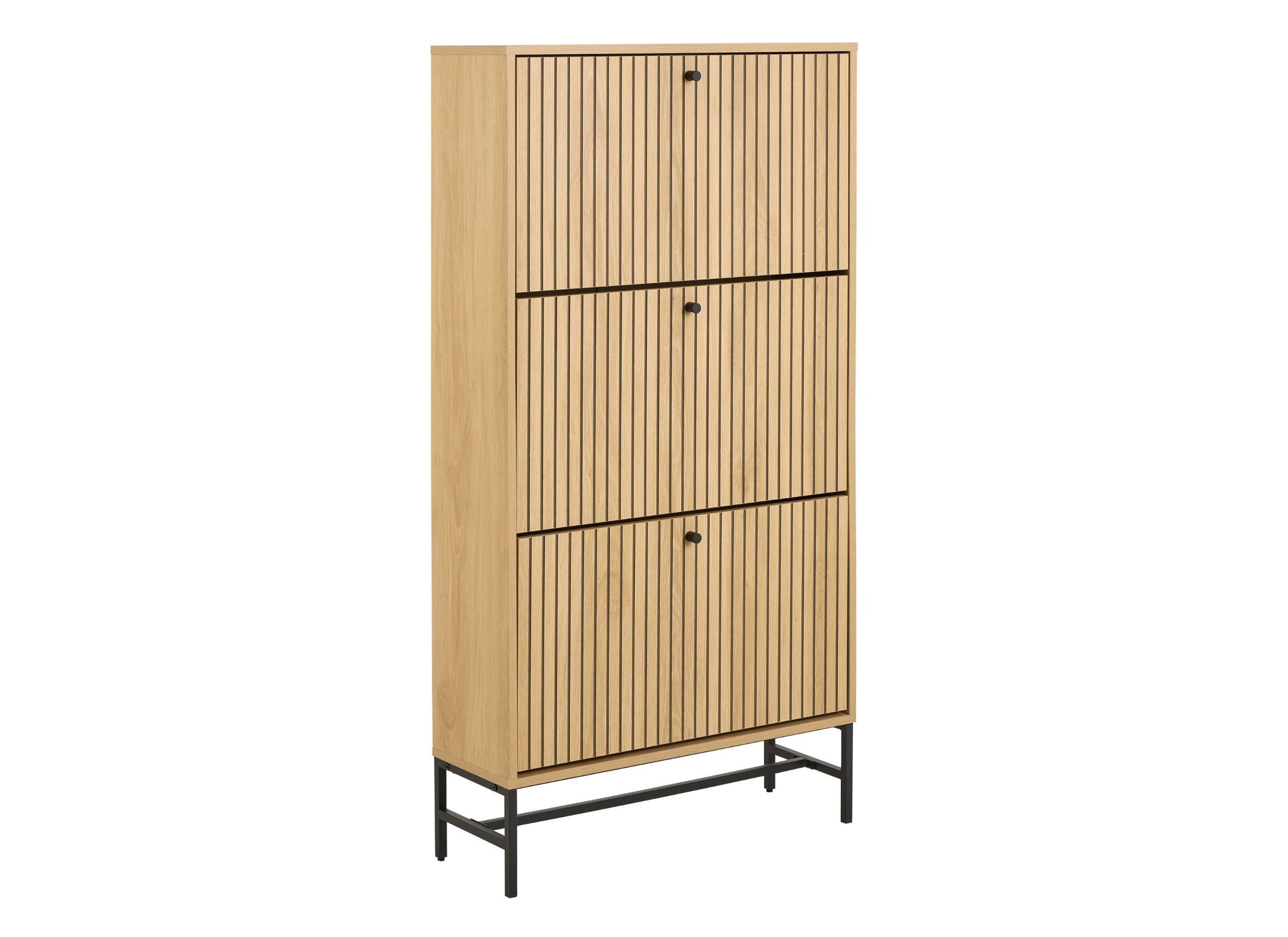 Schoenenkast 72x25x141cm - decor - eik - Armoire à chaussures 72x25x141cm - décor - chêne