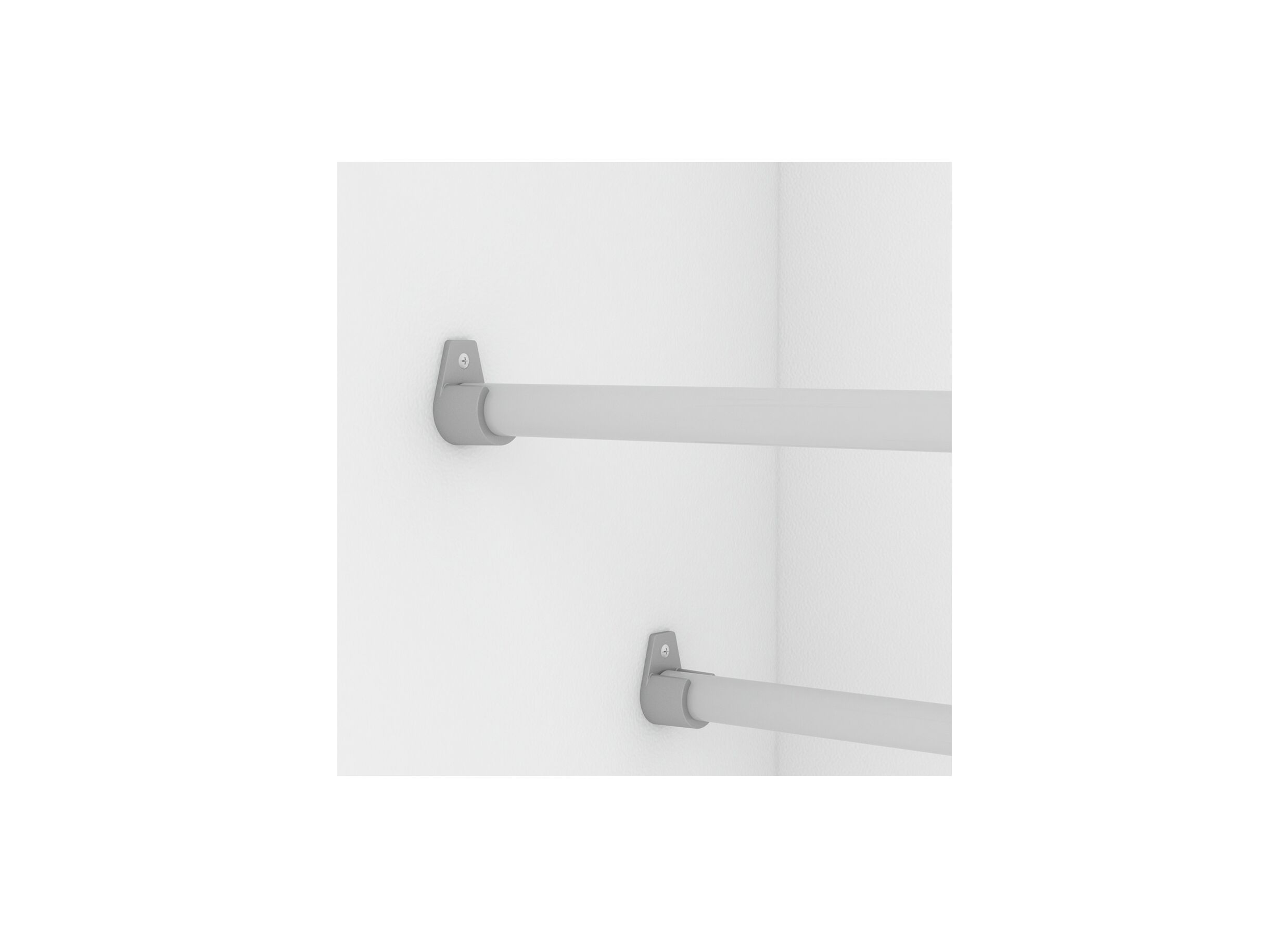 Schoenenkast Zapatero 50x20x181cm geborsteld eik